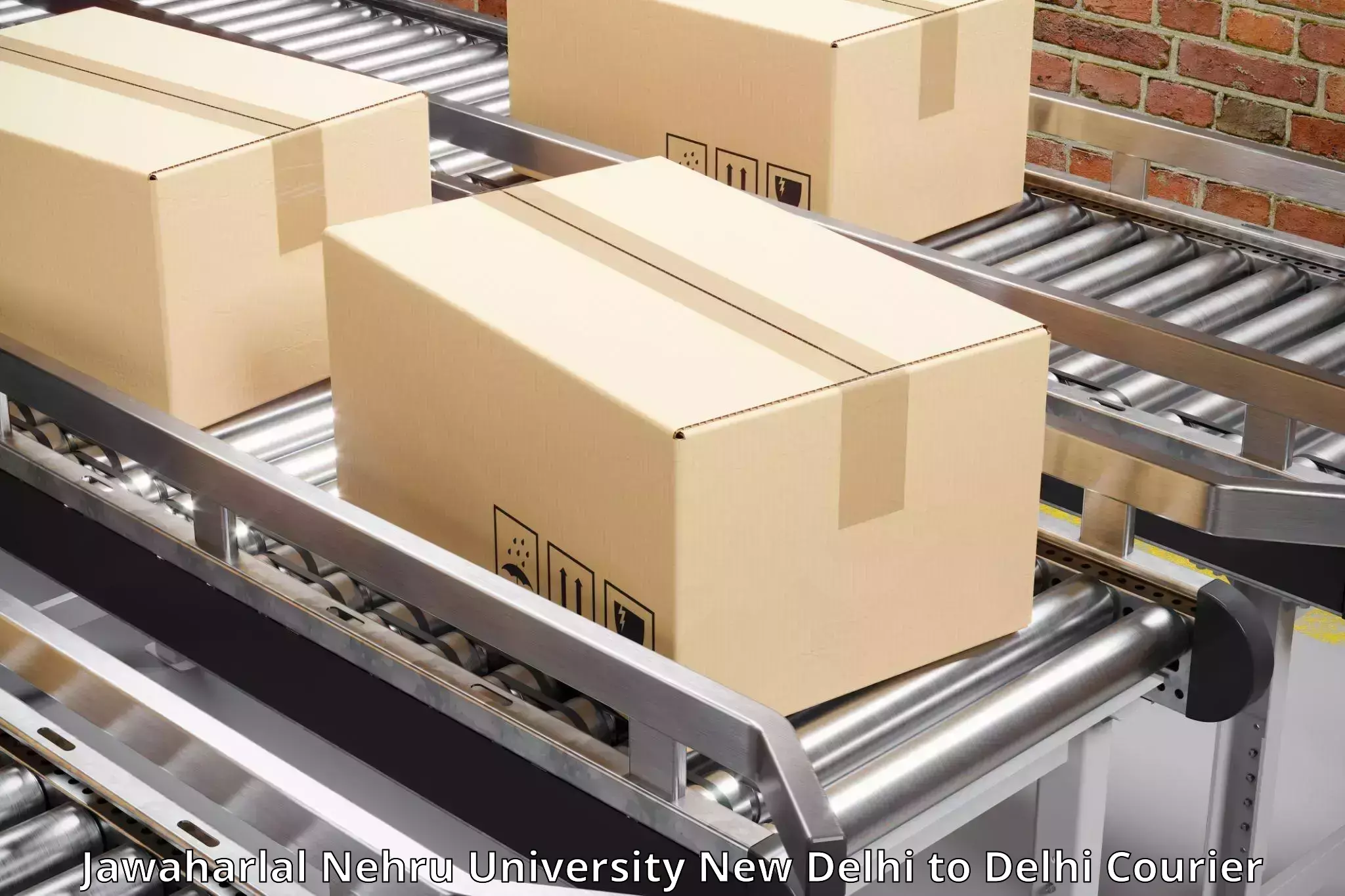 Full-service courier options Jawaharlal Nehru University New Delhi to Delhi Technological University DTU