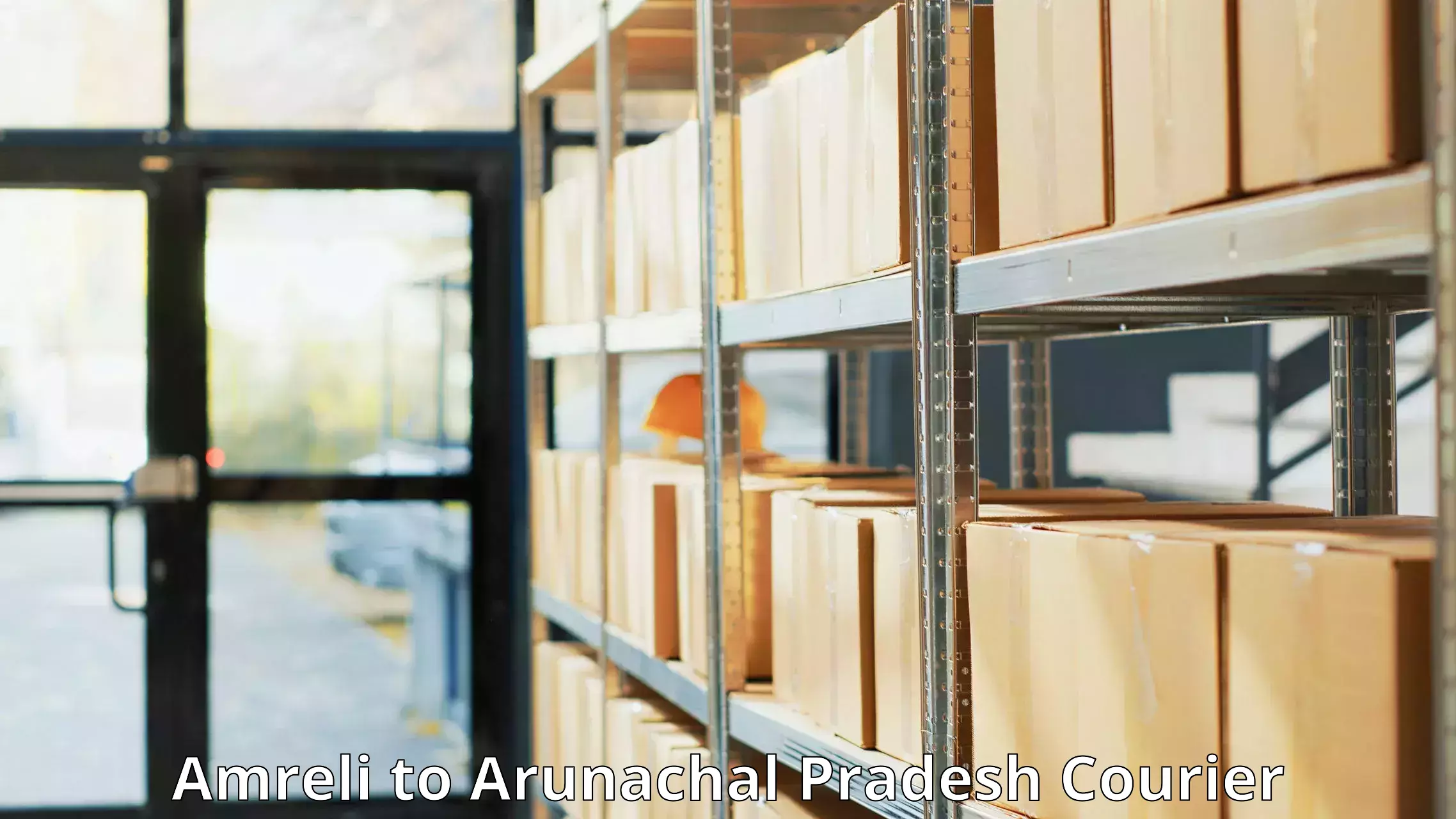E-commerce shipping partnerships Amreli to Aalo