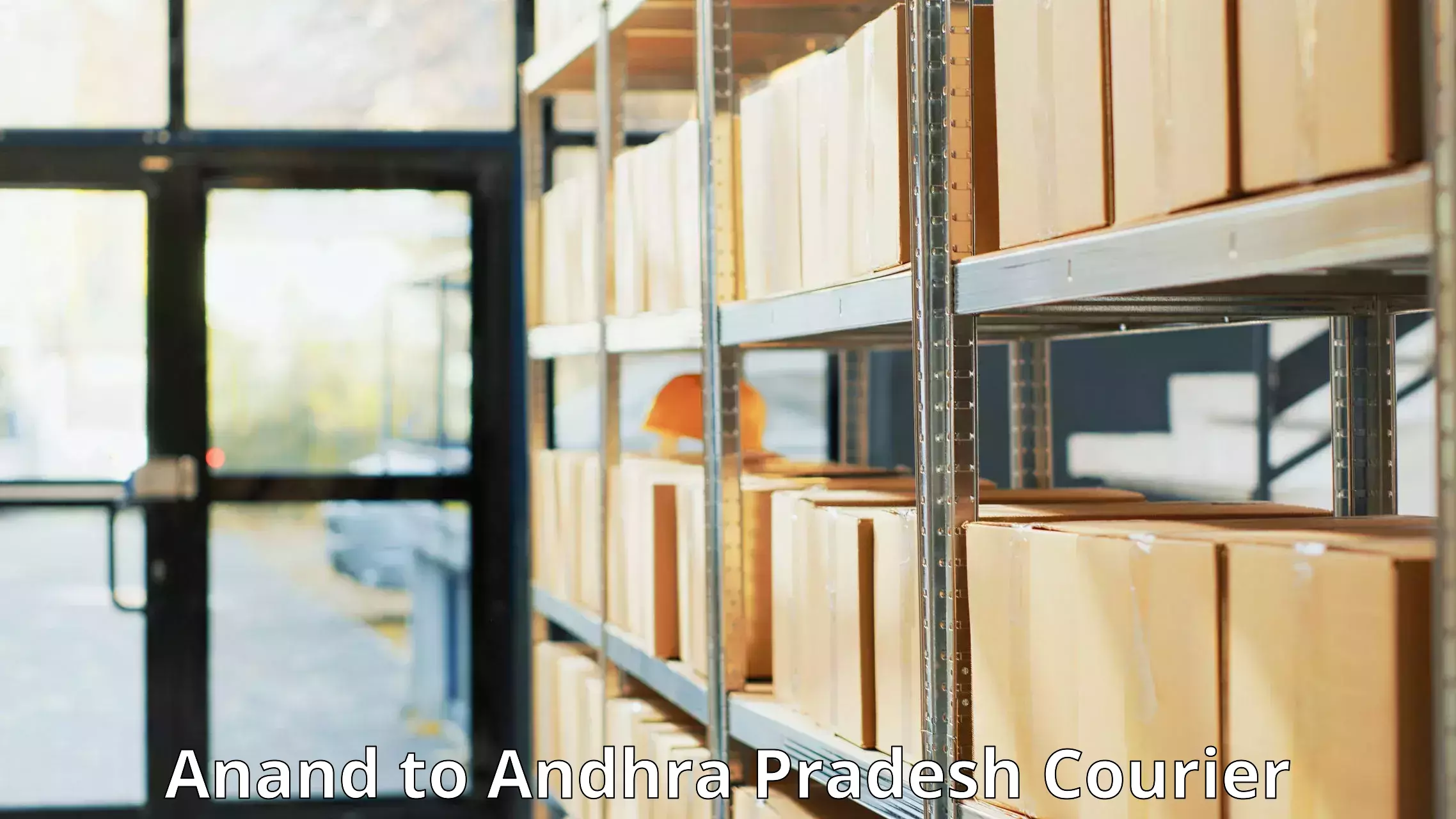 Online courier booking in Anand to Bondapalli