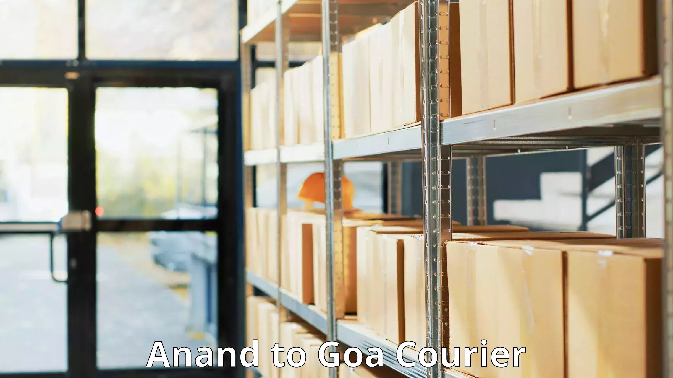 Professional courier services Anand to Canacona