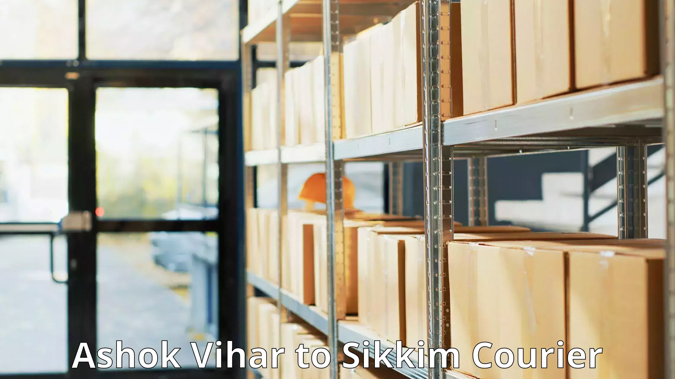 Easy access courier services in Ashok Vihar to East Sikkim