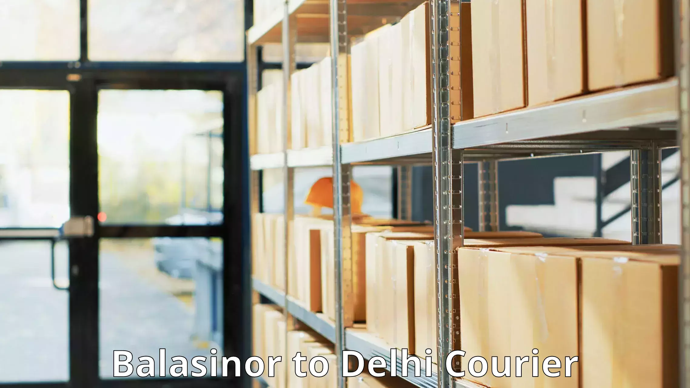 24-hour courier service Balasinor to Ashok Vihar