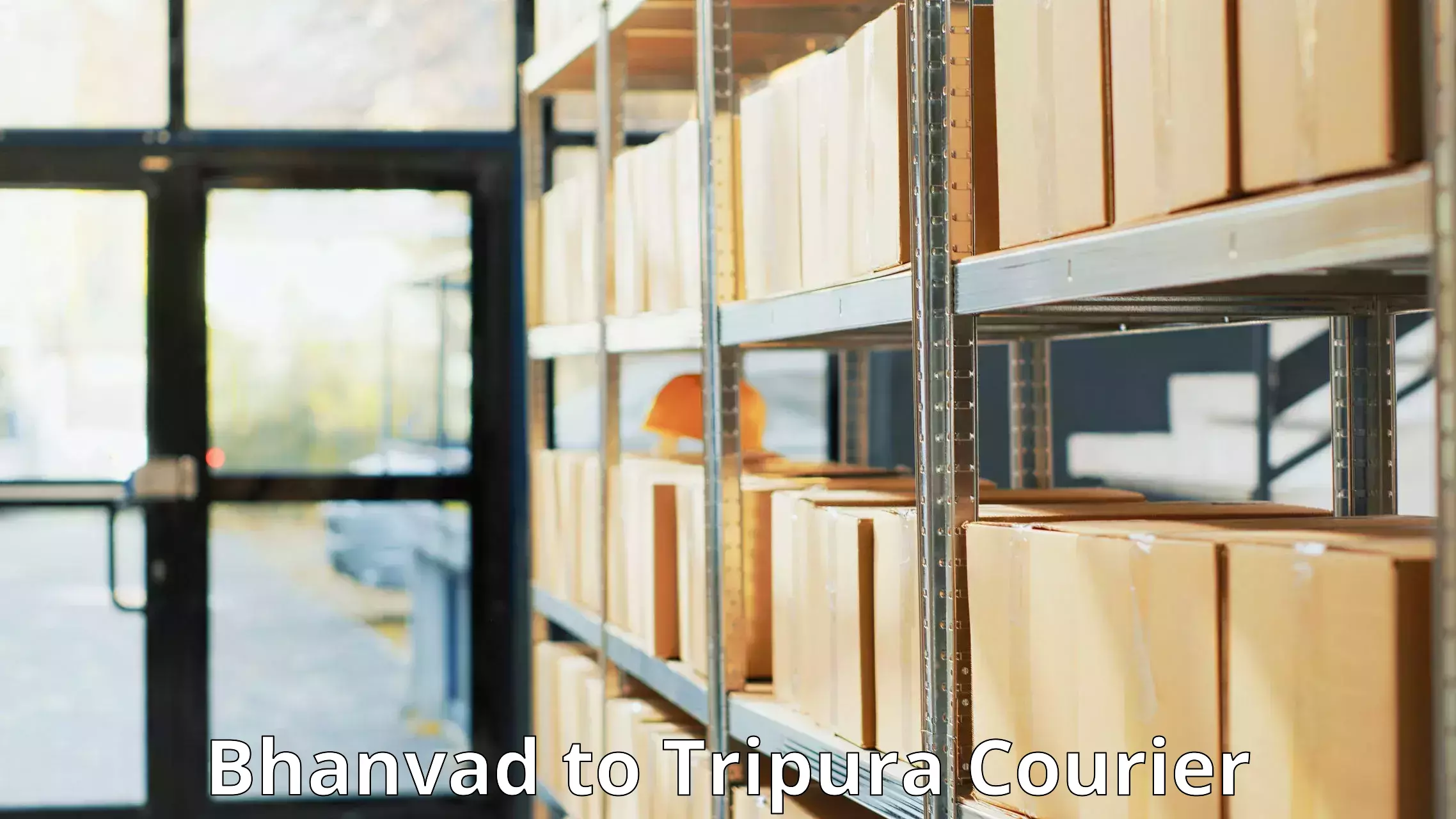 Rapid shipping services Bhanvad to Tripura