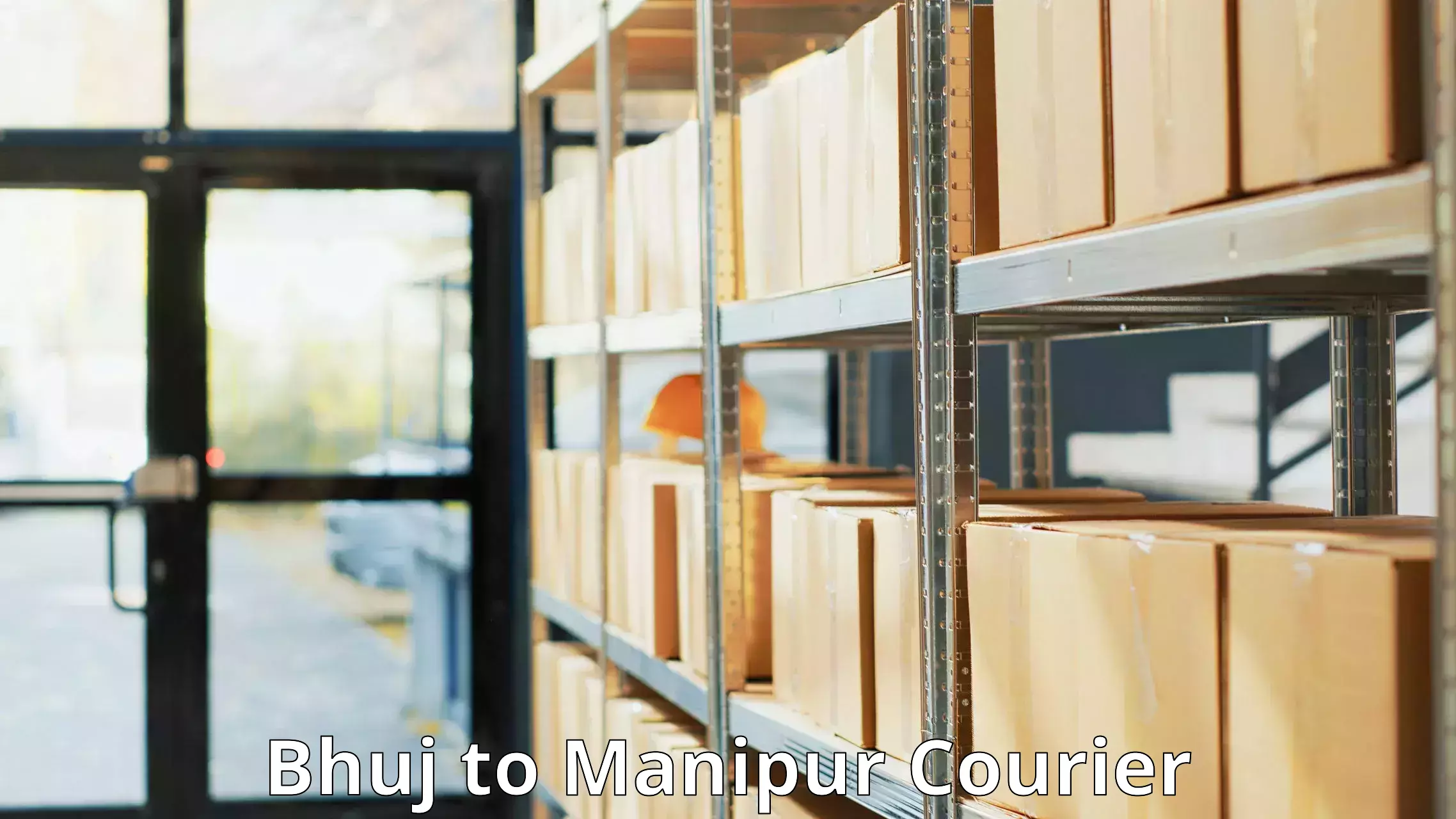 Courier rate comparison Bhuj to Manipur
