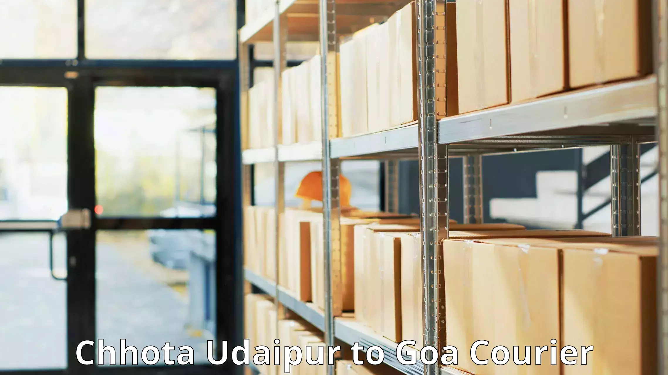 Express package transport Chhota Udaipur to Goa University