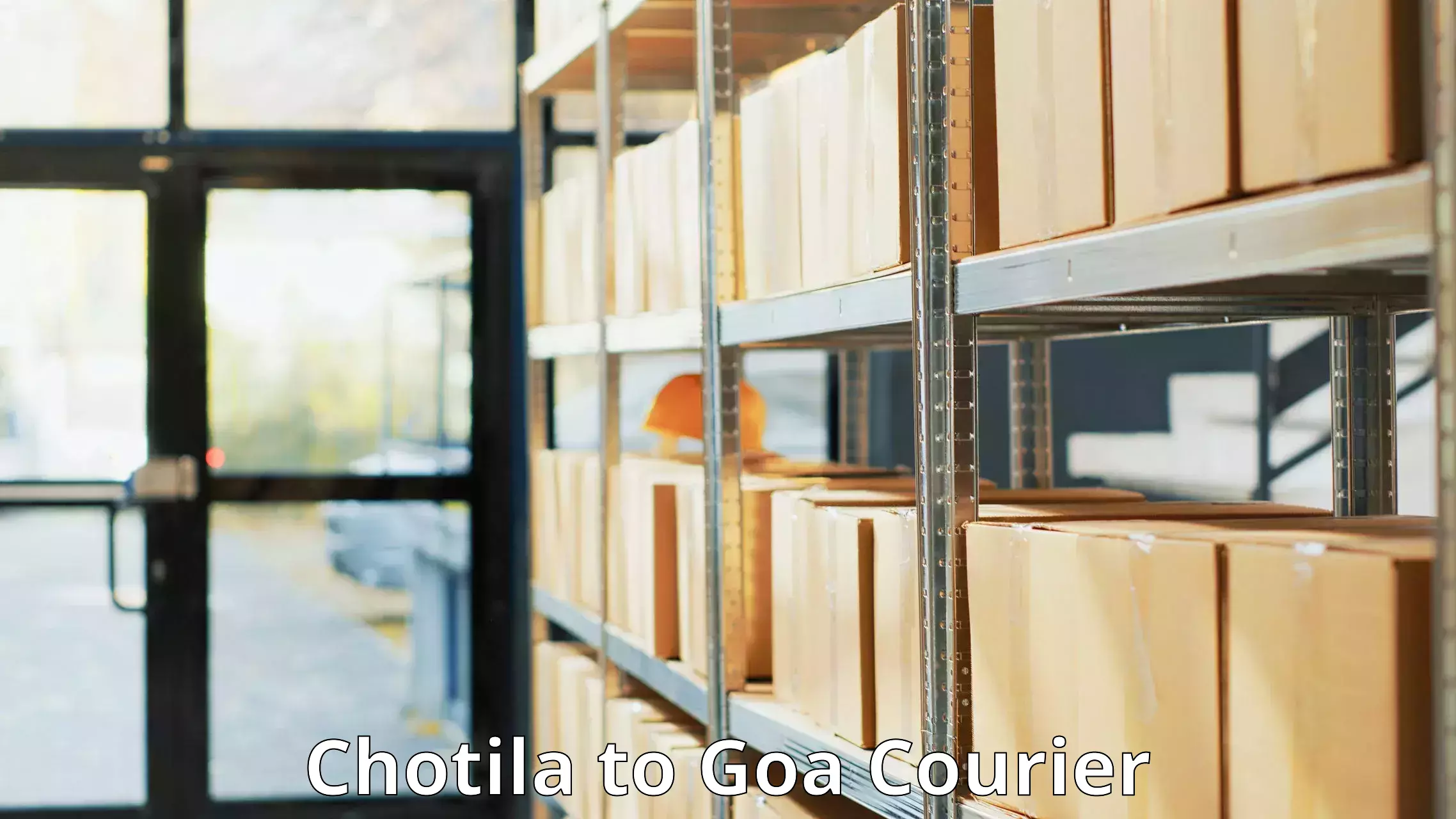 Courier service booking Chotila to South Goa
