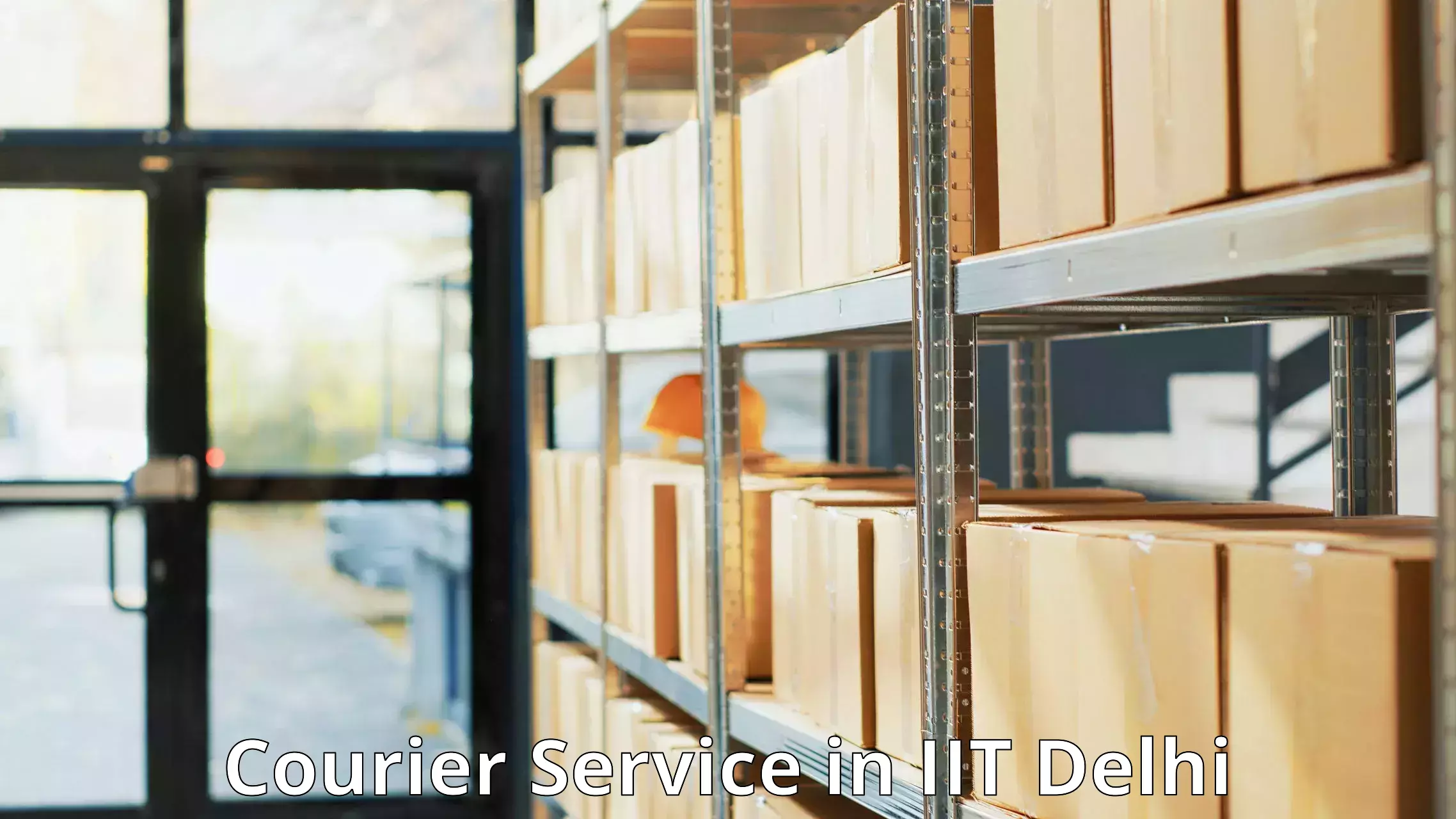 Next-generation courier services in IIT Delhi