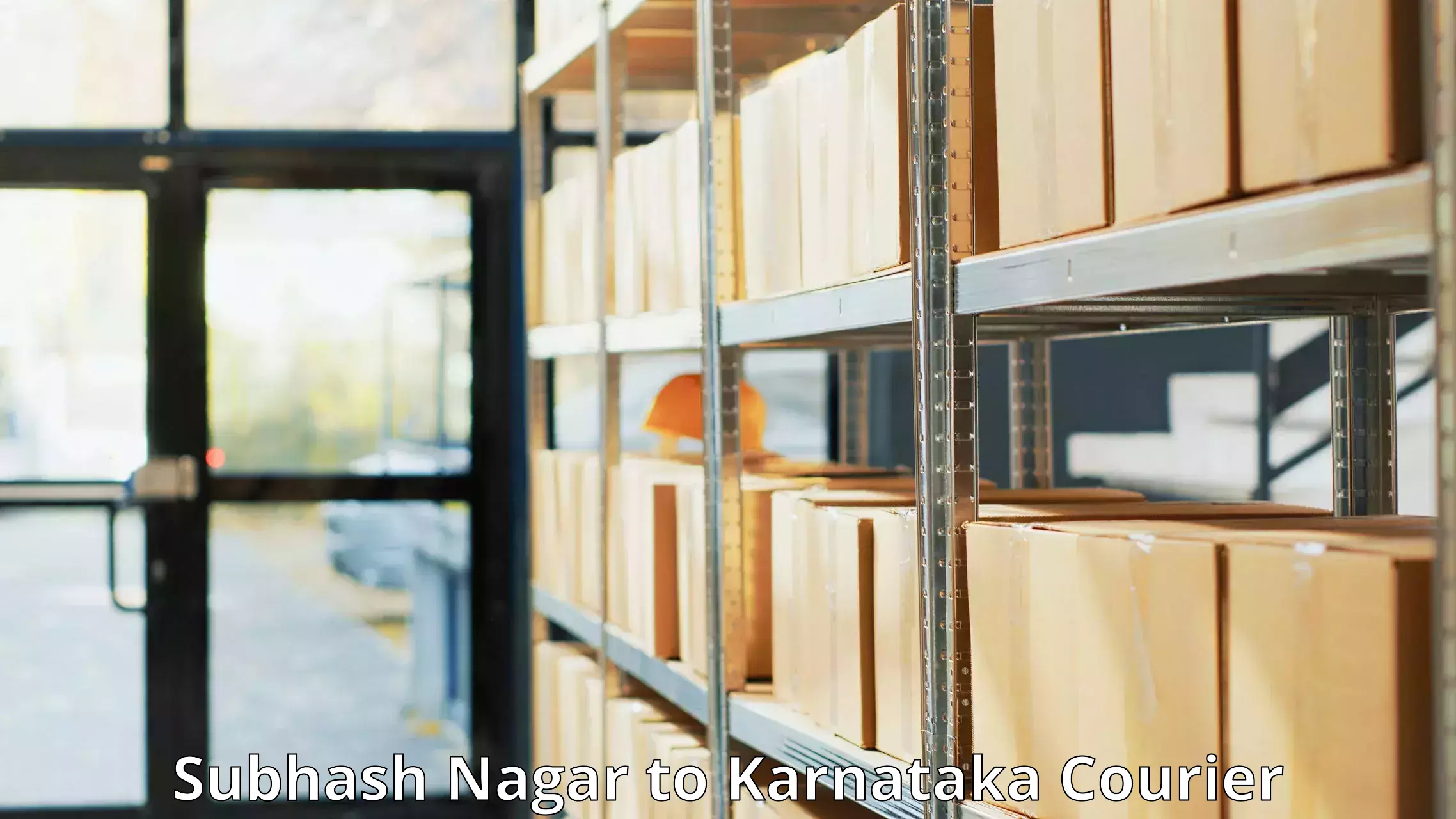 24-hour courier services Subhash Nagar to Kodagu