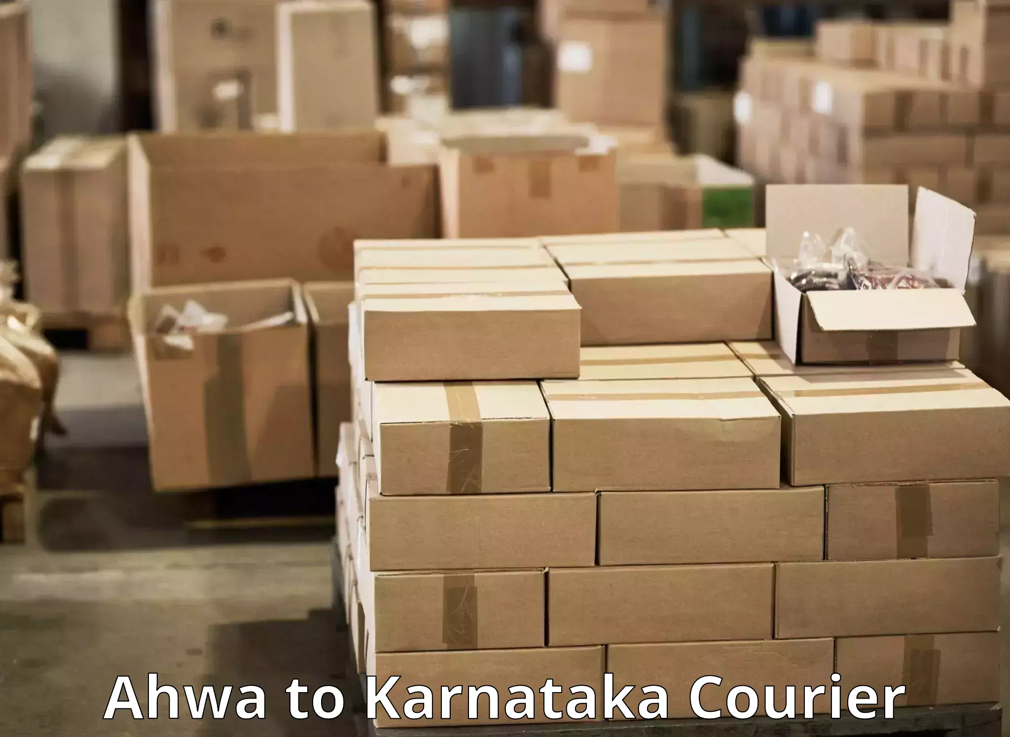 Same-day delivery solutions Ahwa to Shimoga