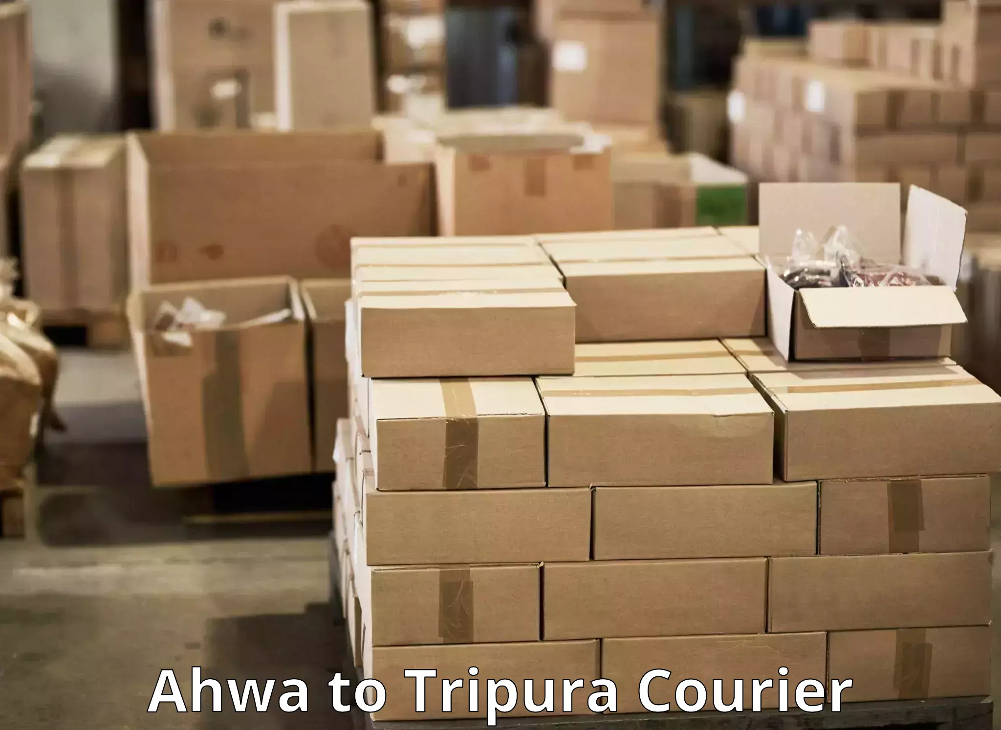 Courier tracking online Ahwa to Aambasa