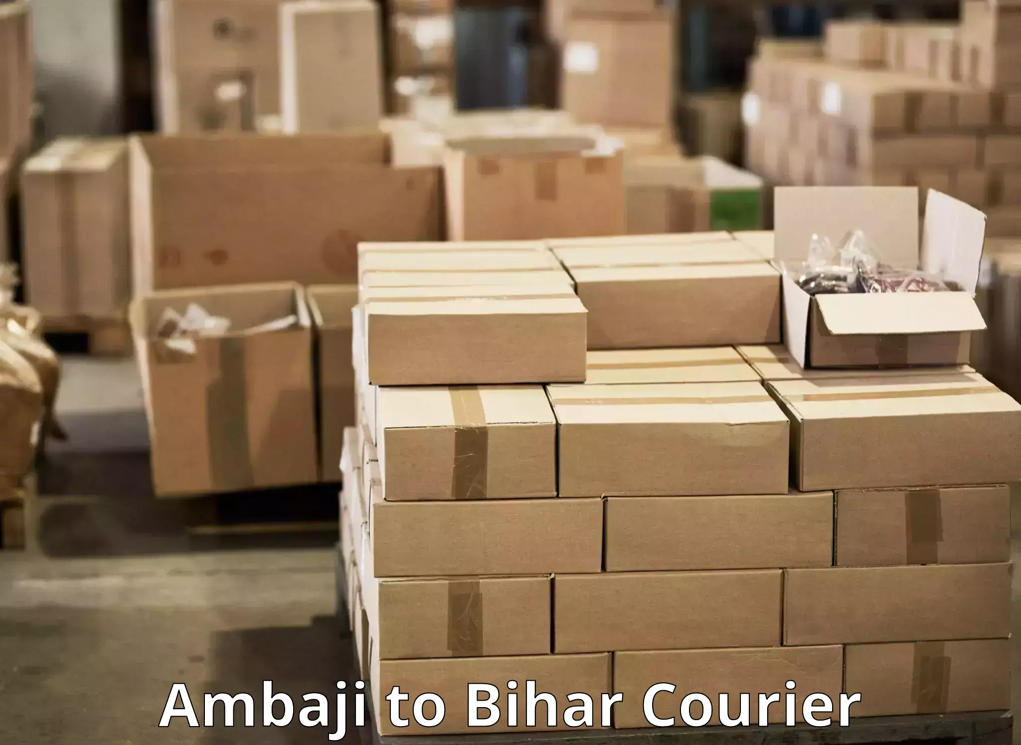 User-friendly delivery service Ambaji to Raghunathpur Buxar