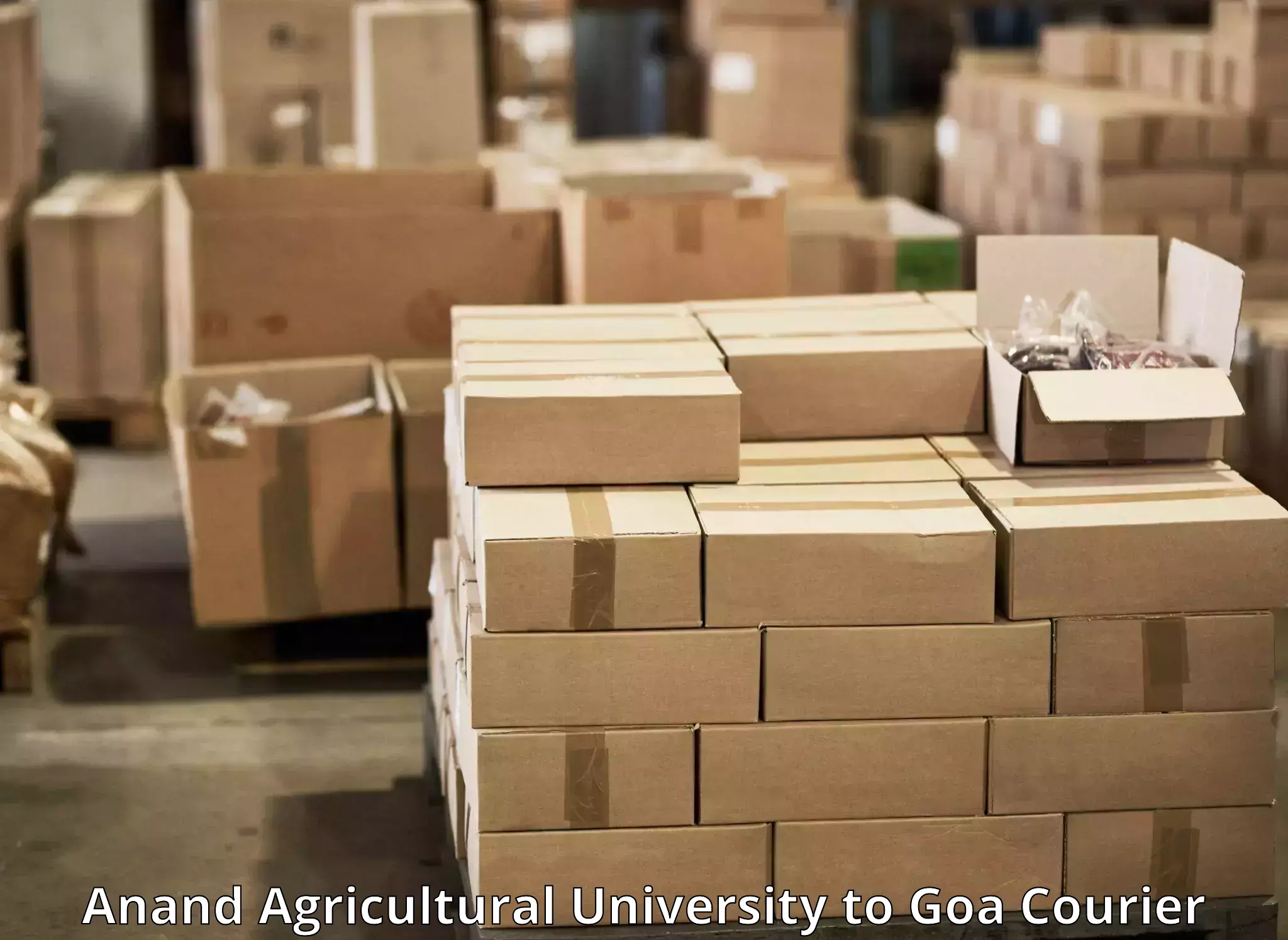 Express package handling Anand Agricultural University to Goa
