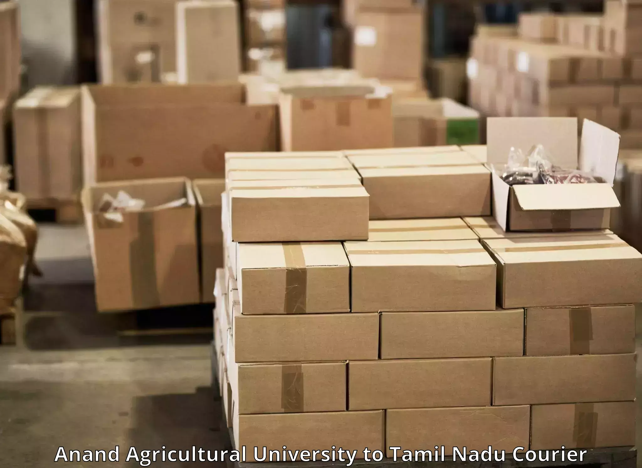 Automated shipping processes Anand Agricultural University to Alagappa University Karaikudi