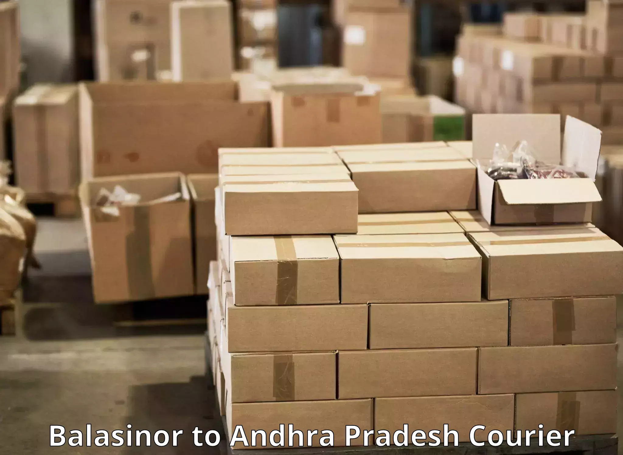 Flexible courier rates Balasinor to Tada Tirupati