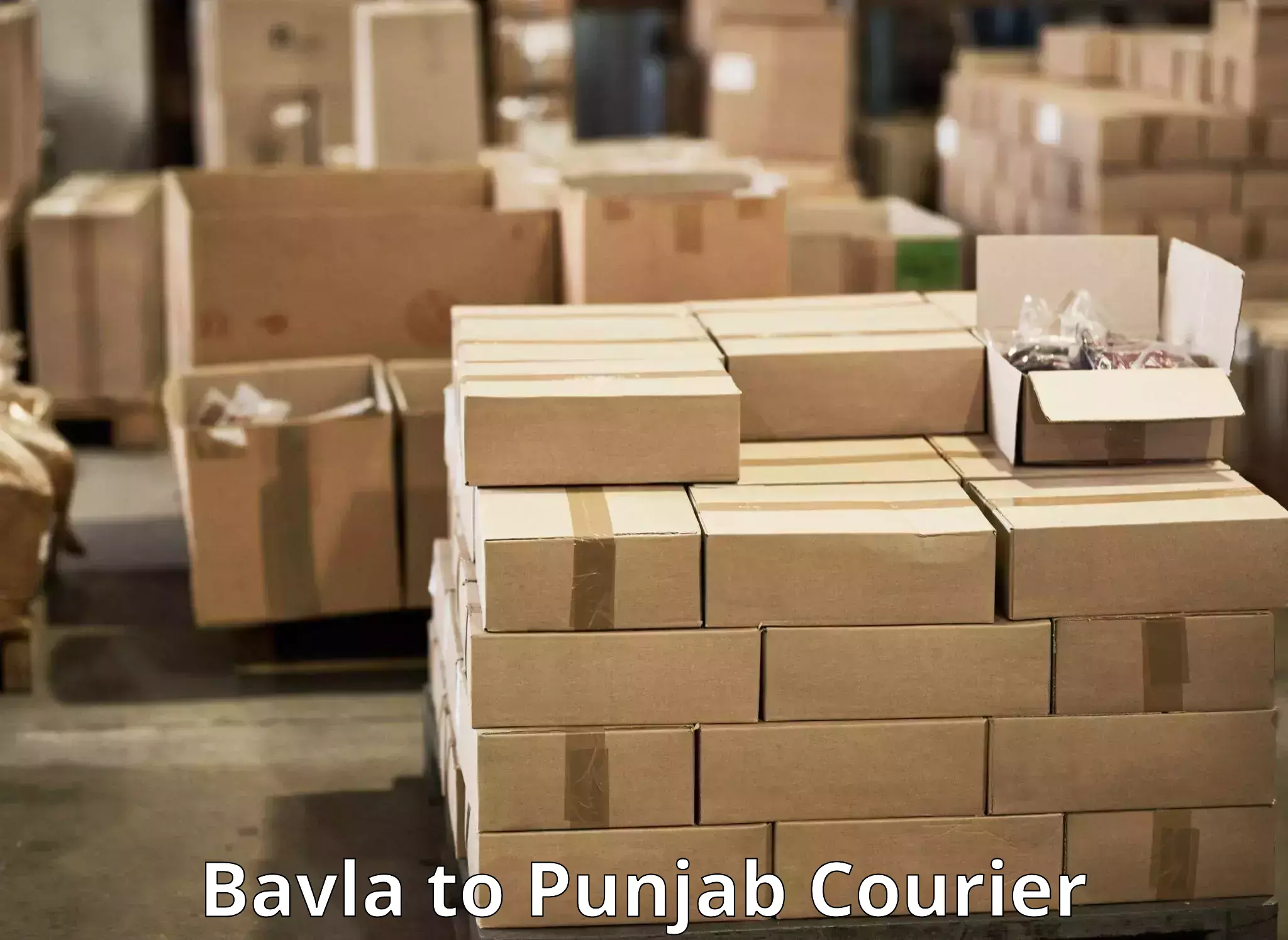 Multi-national courier services Bavla to Central University of Punjab Bathinda