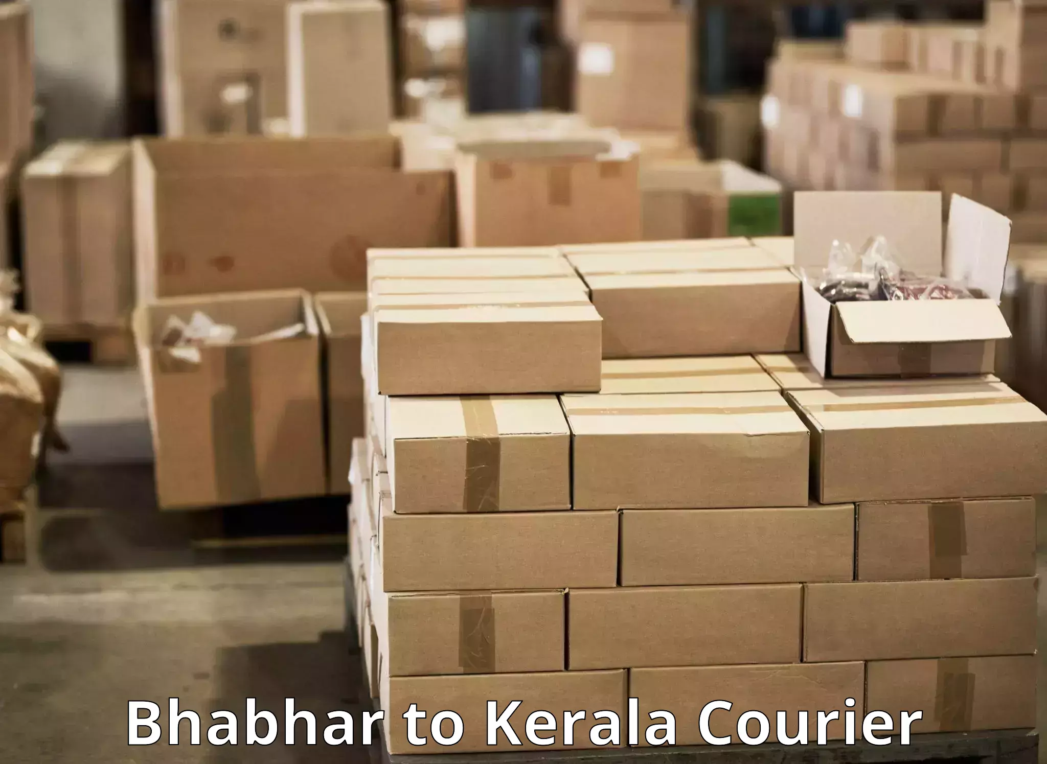 Logistics efficiency in Bhabhar to Cochin