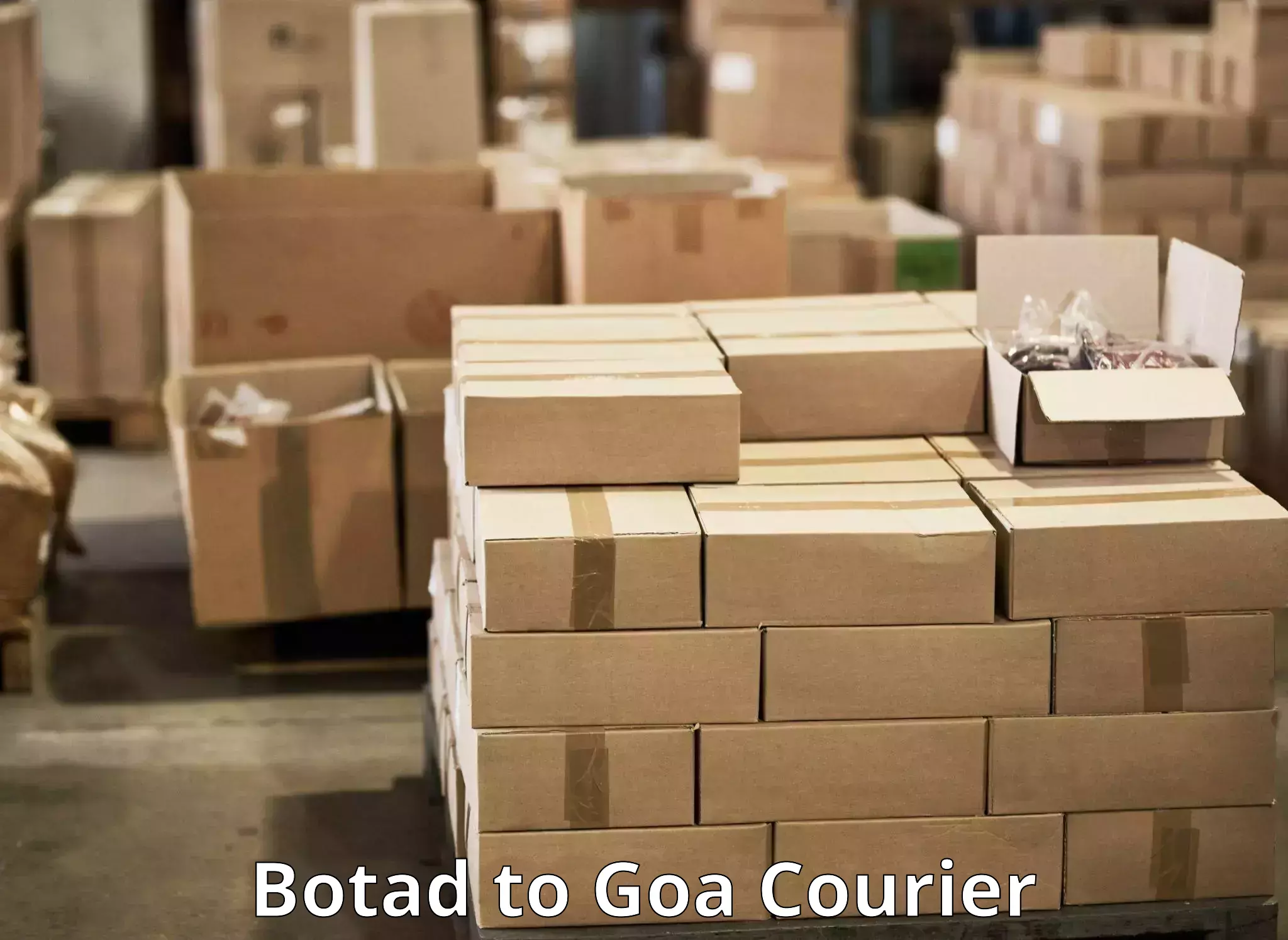 Courier service partnerships Botad to Goa