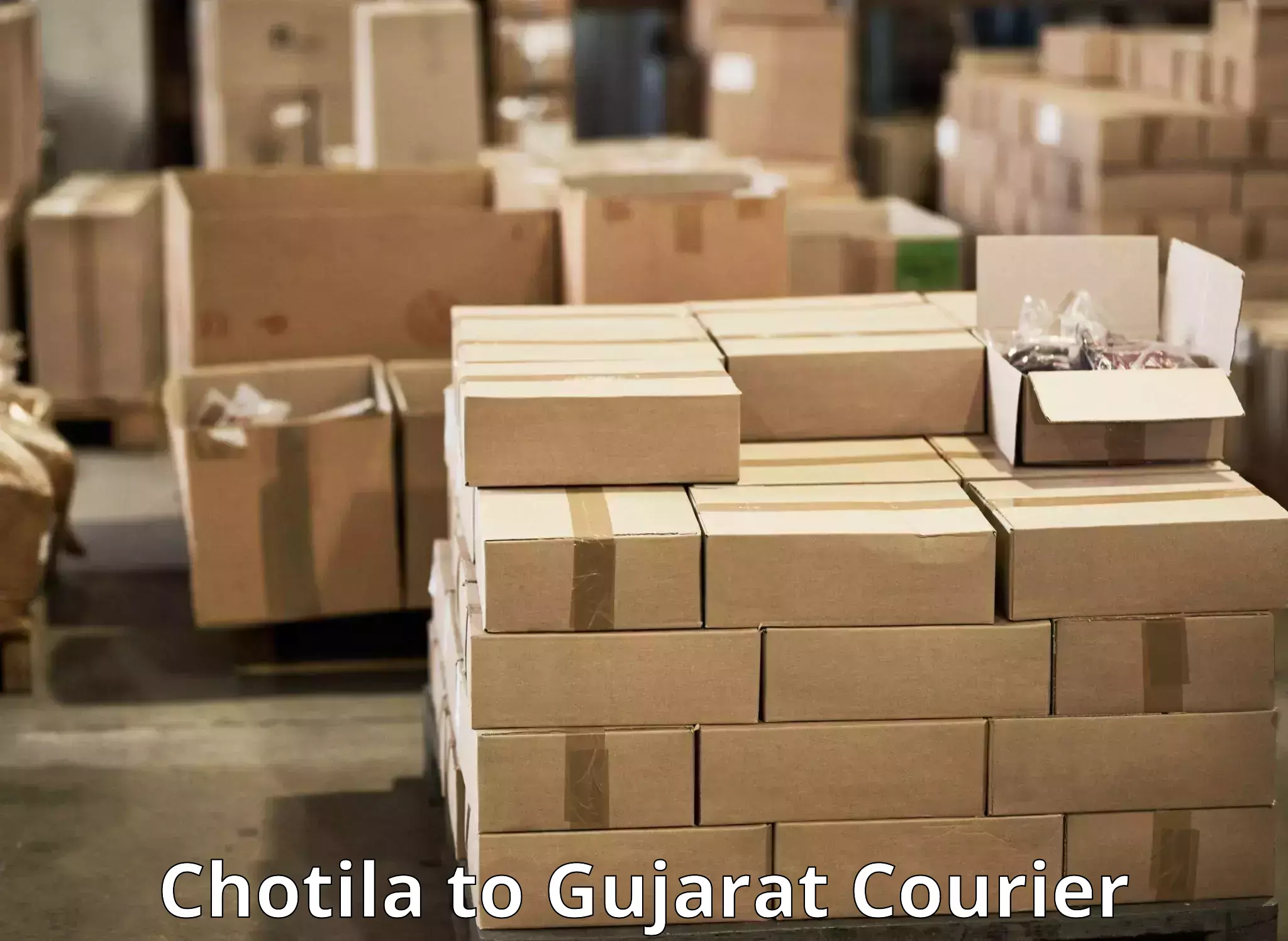 Cross-border shipping Chotila to Gujarat