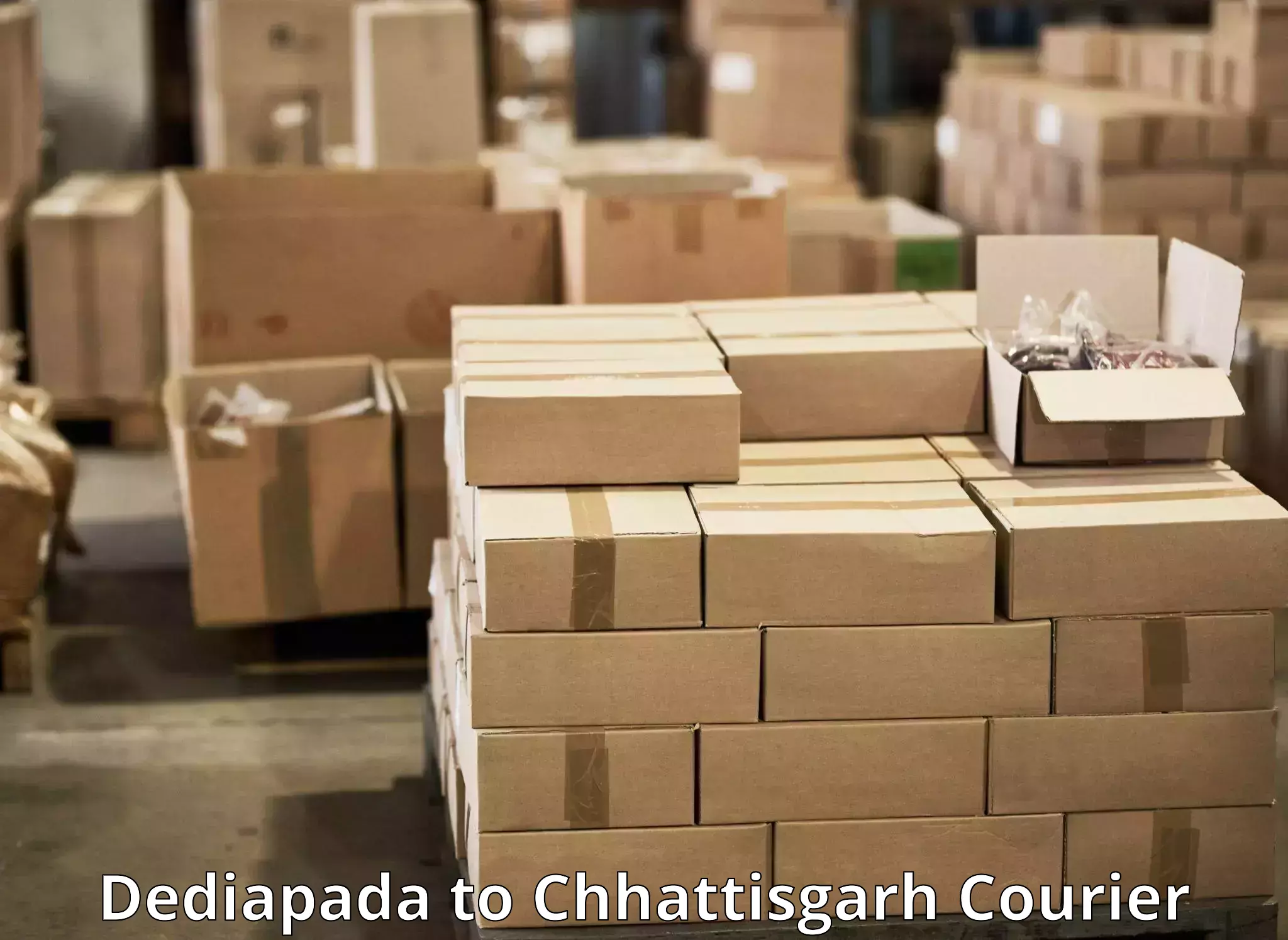 Secure shipping methods Dediapada to Dhamtari