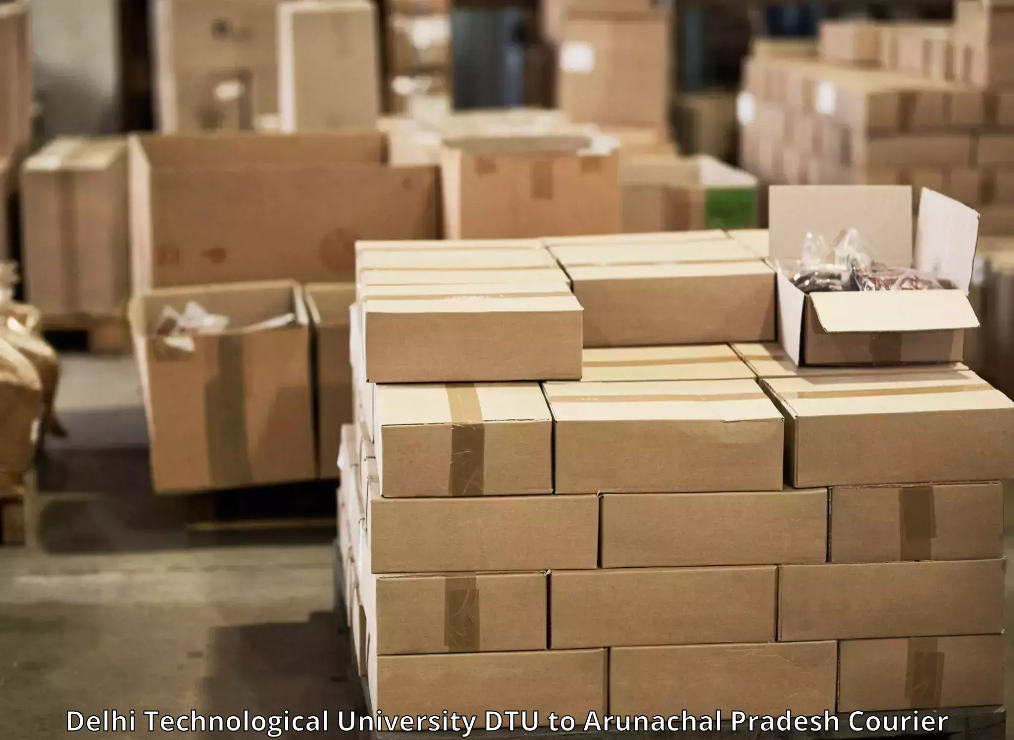 High-capacity parcel service Delhi Technological University DTU to Tezu