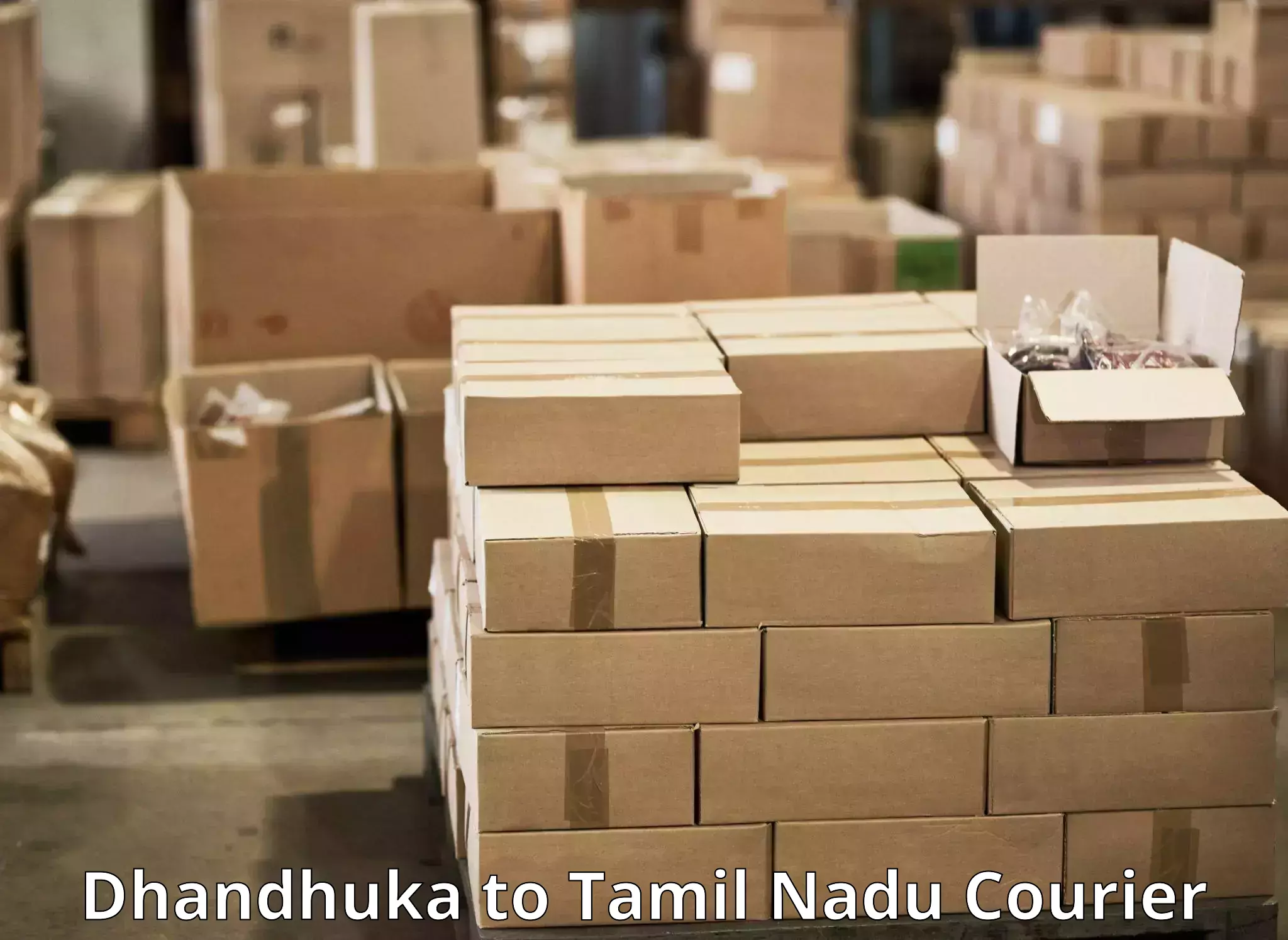 Courier service efficiency Dhandhuka to Eral