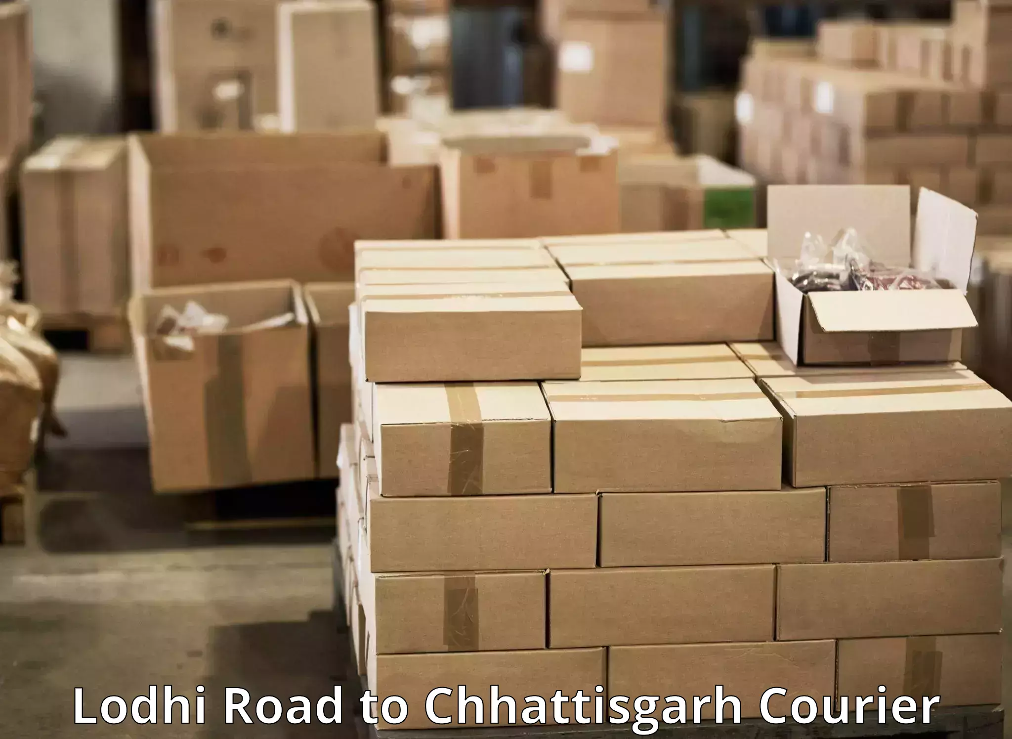 24-hour courier service in Lodhi Road to Baikunthpur