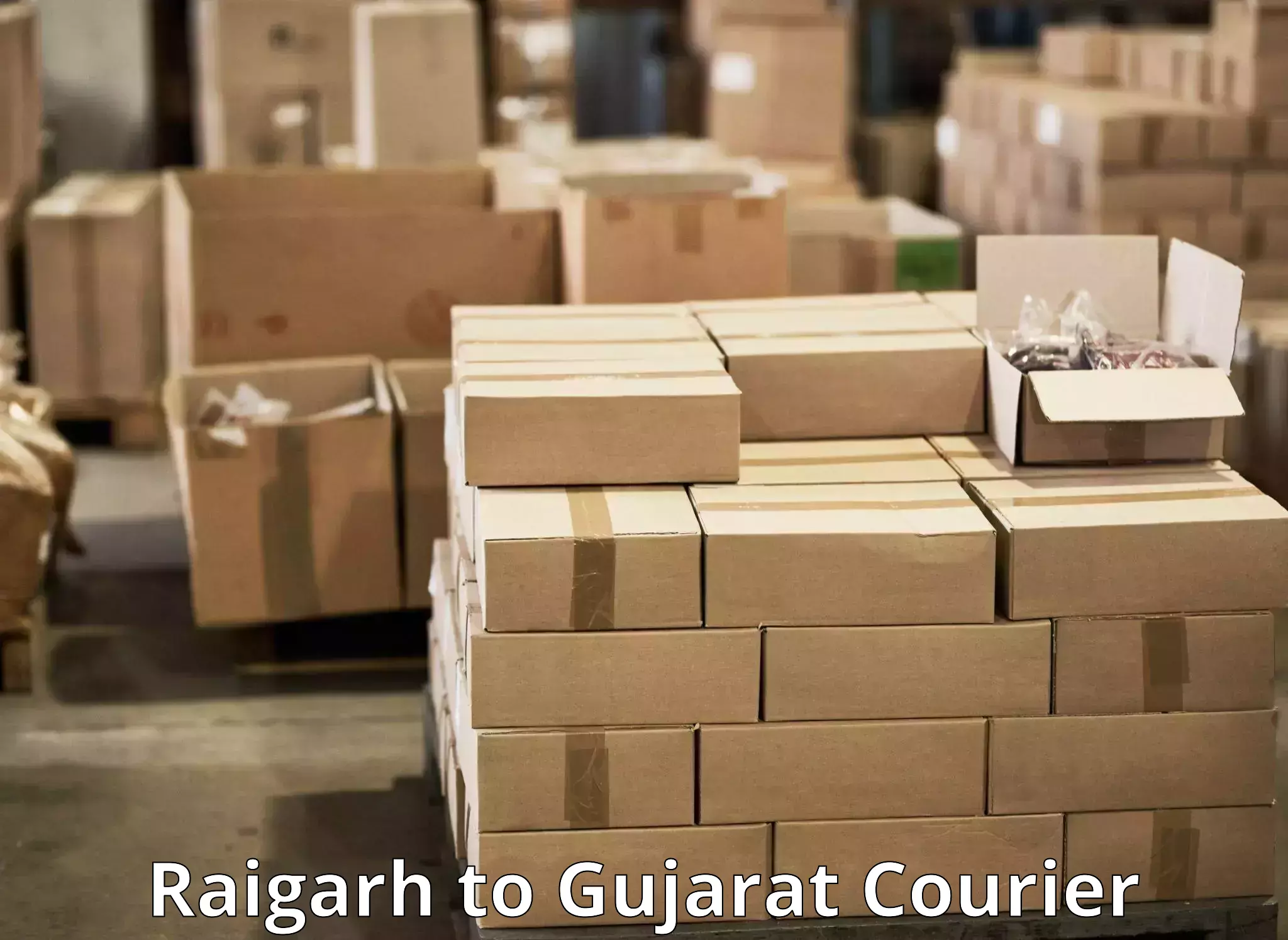 Courier services Raigarh to GIDC