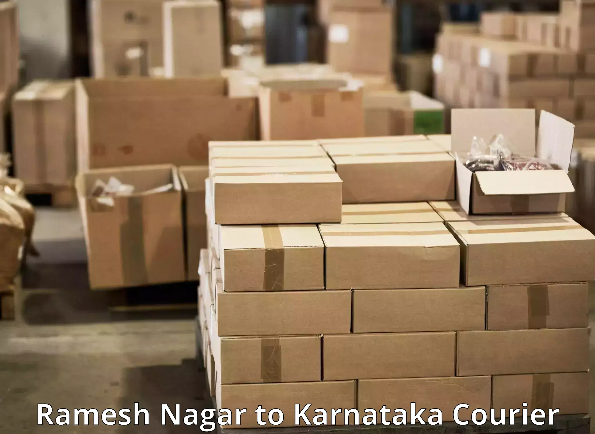 Urgent courier needs Ramesh Nagar to Hukkeri