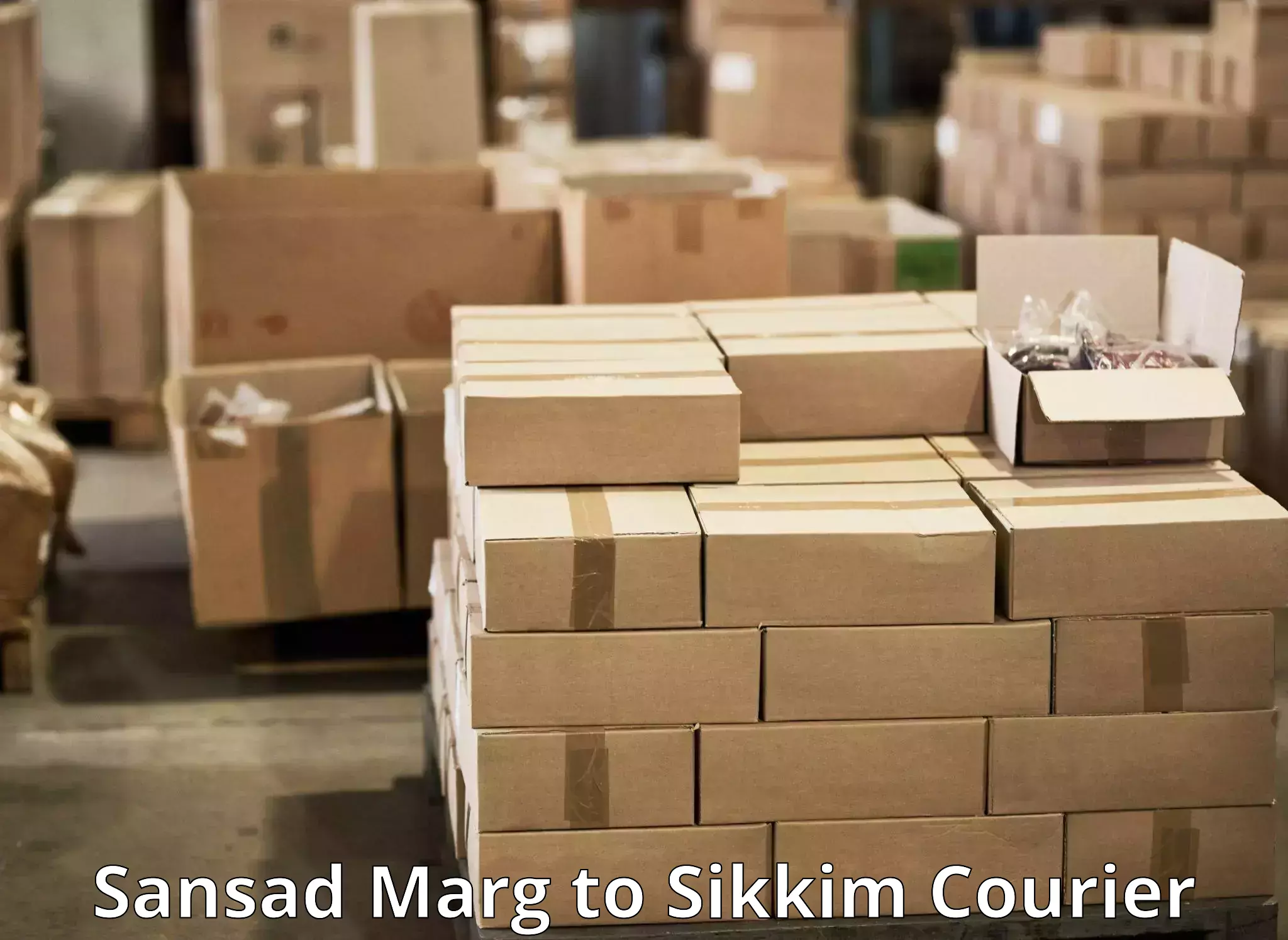 Door-to-door freight service Sansad Marg to South Sikkim