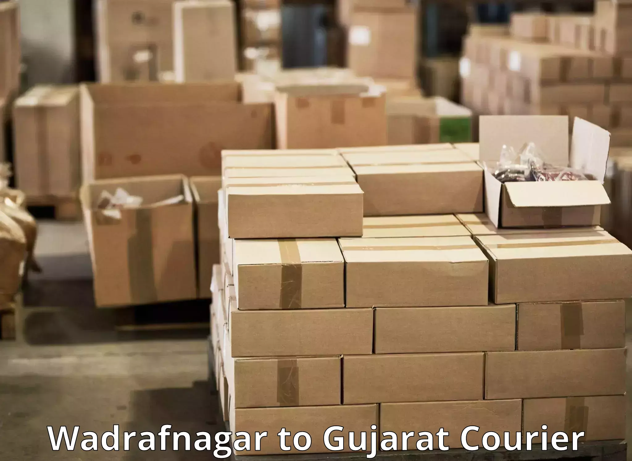 24-hour courier service Wadrafnagar to Gujarat