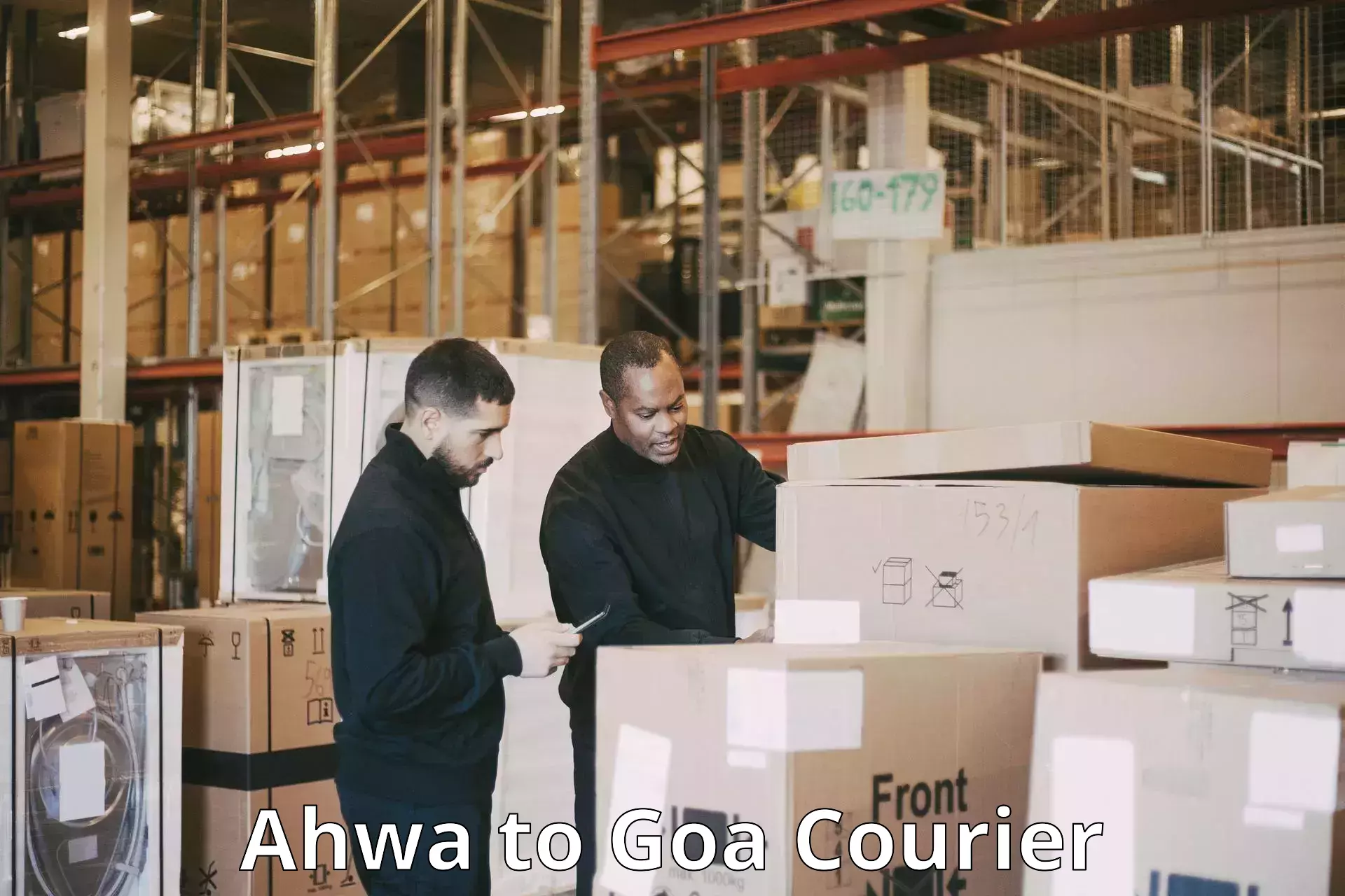 State-of-the-art courier technology in Ahwa to South Goa