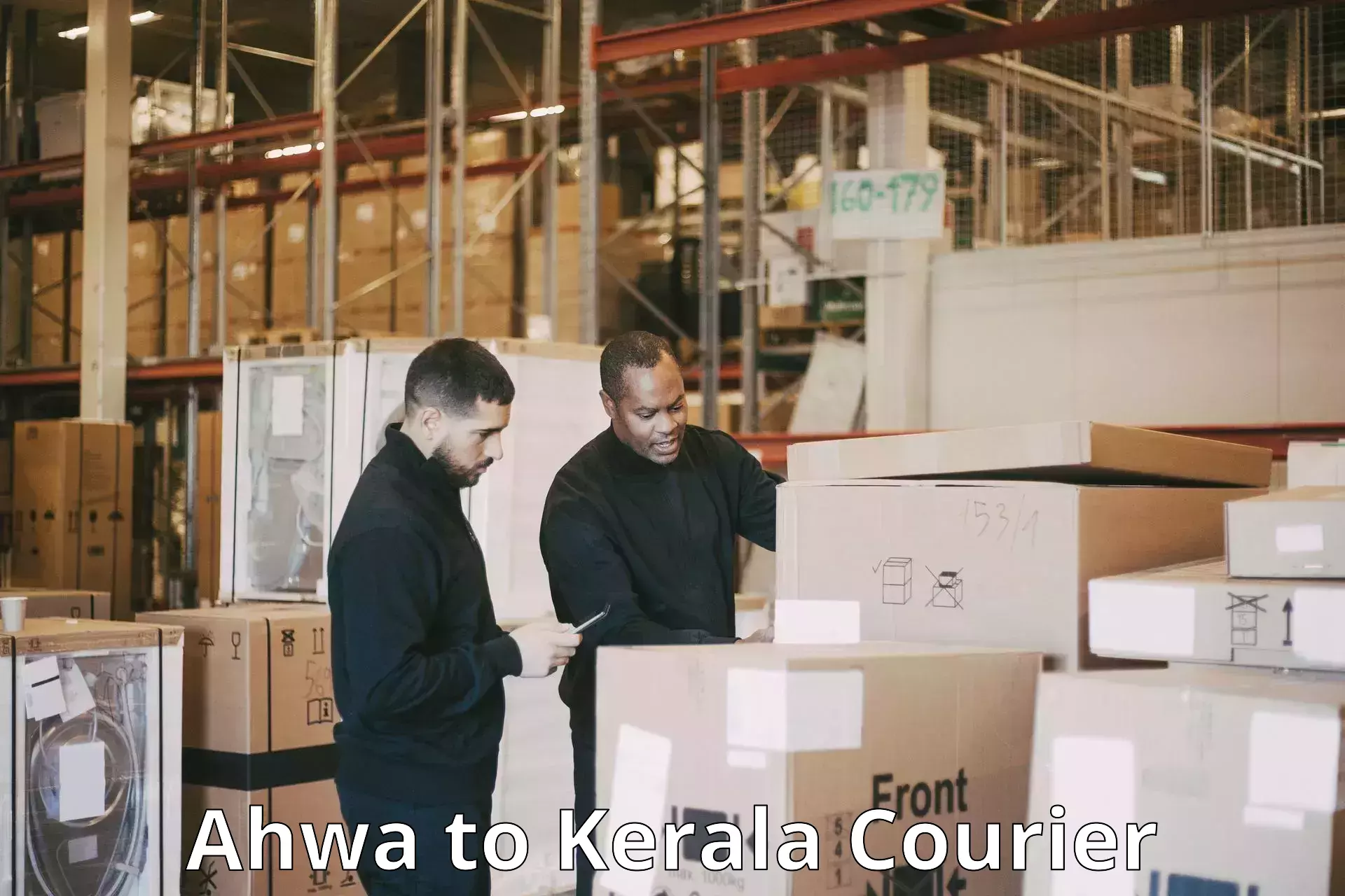 Full-service courier options Ahwa to Kozhencherry