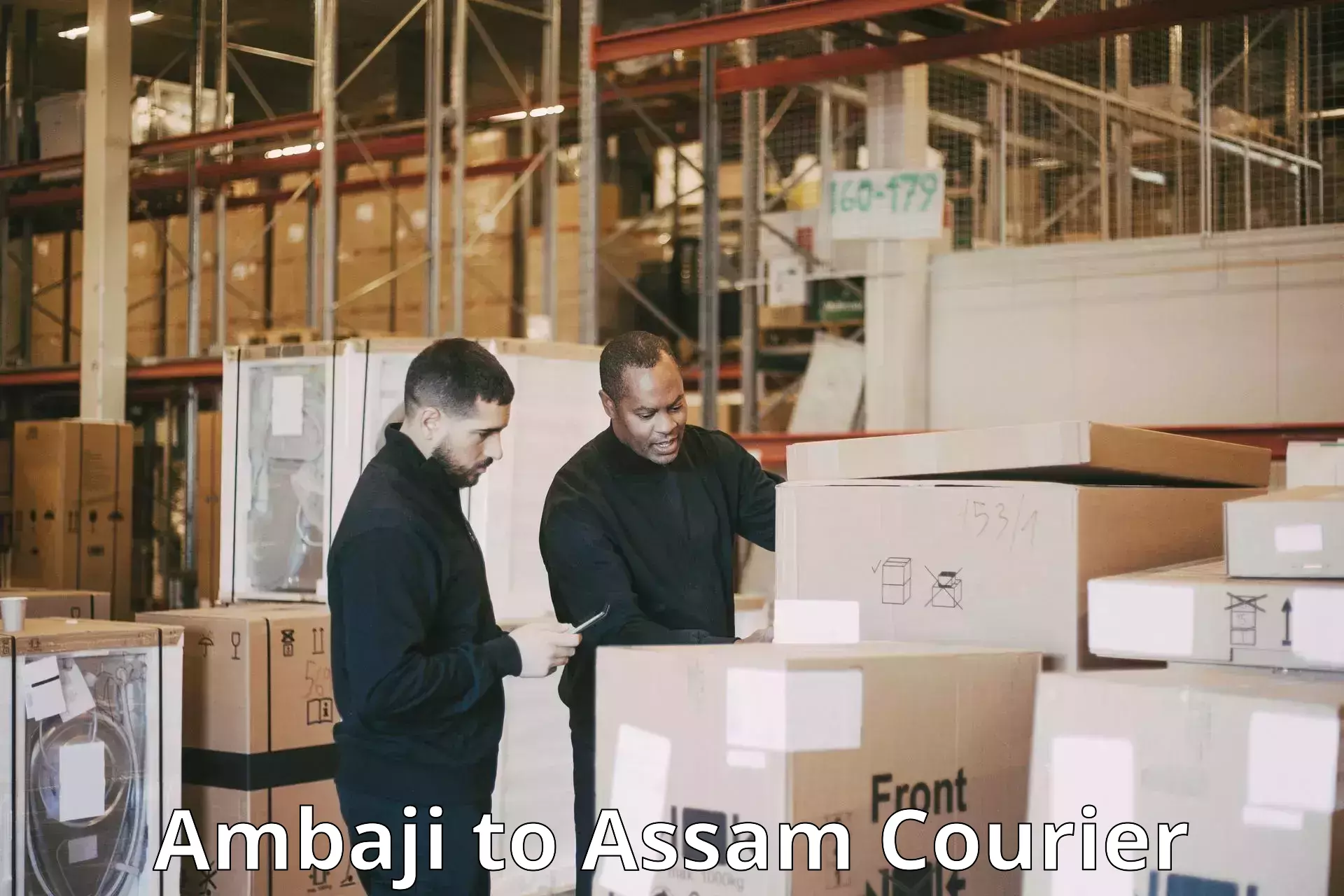 Specialized shipment handling in Ambaji to Manikpur Bongaigaon