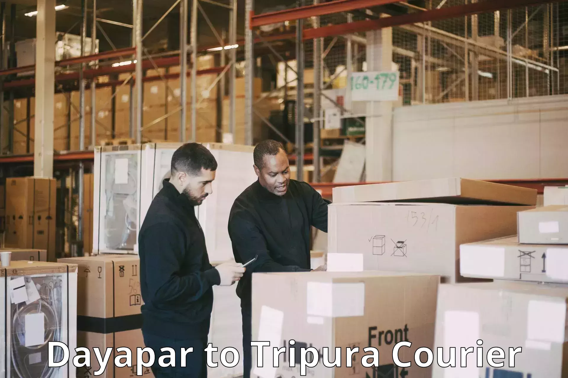 Comprehensive shipping network Dayapar to North Tripura