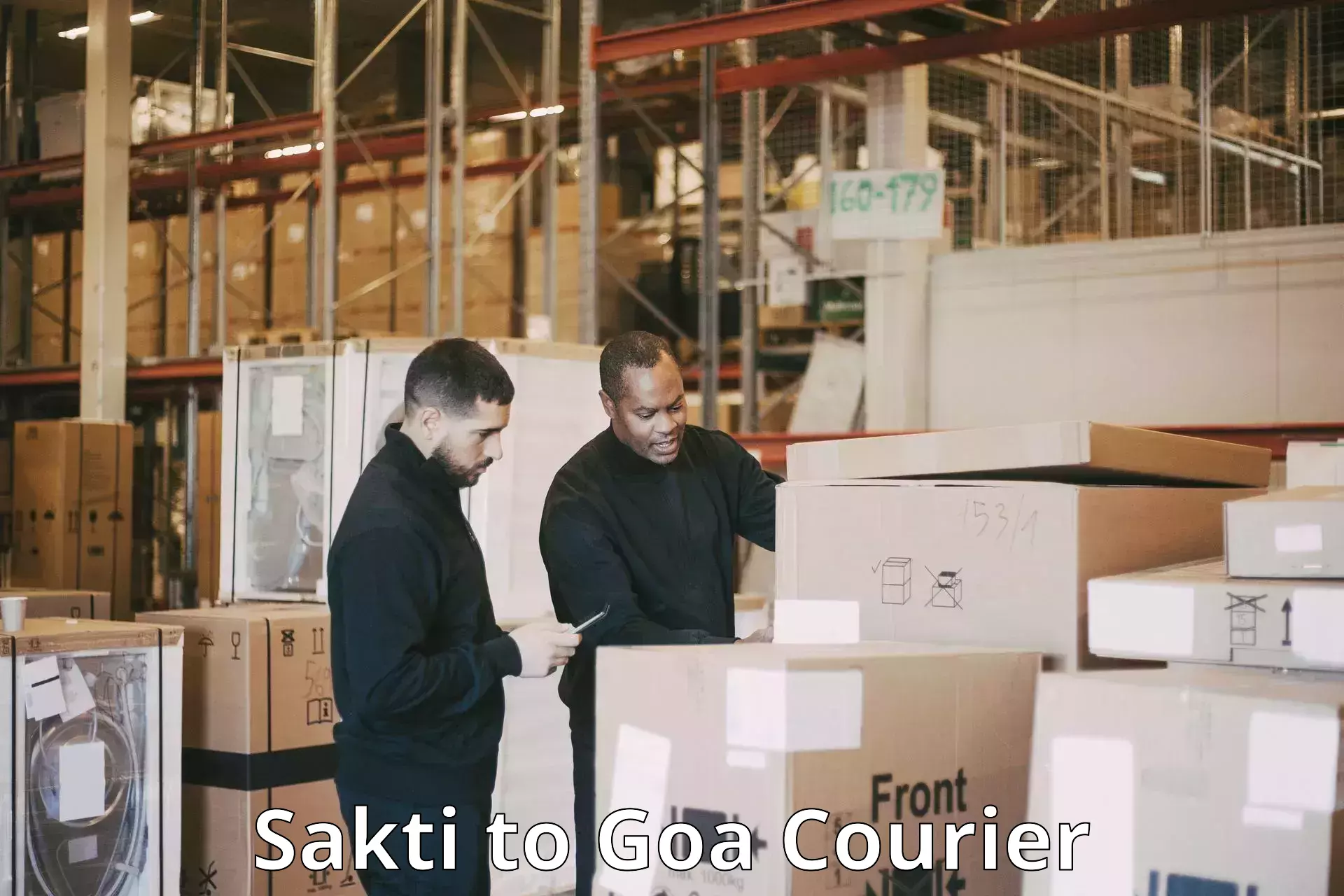 Custom courier packages in Sakti to Goa