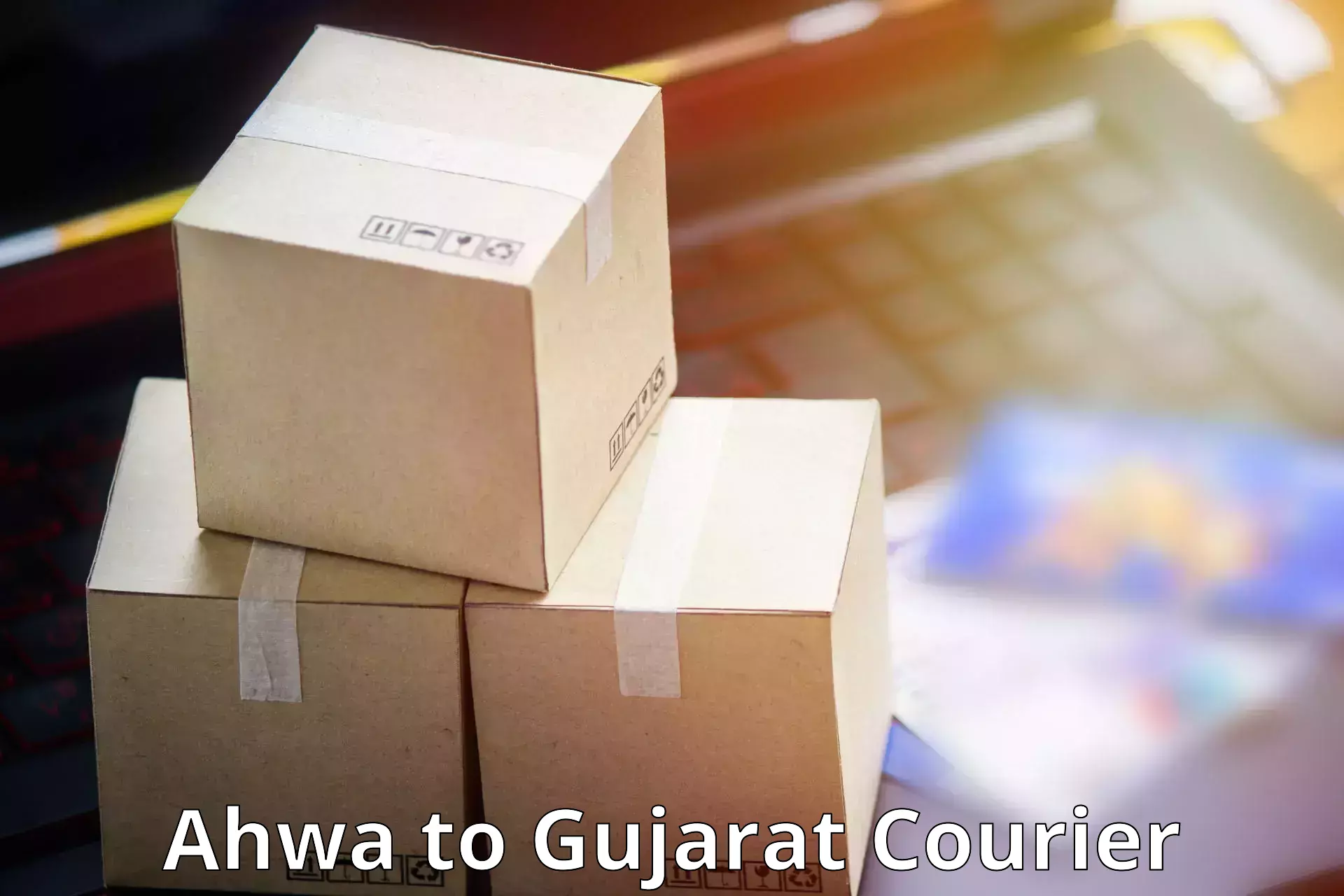 Express courier capabilities Ahwa to Junagadh