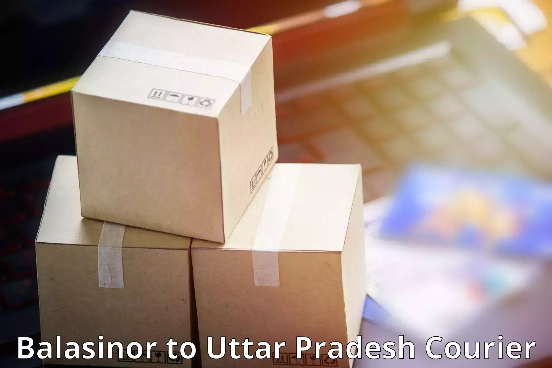 Express courier capabilities Balasinor to Sonbhadra