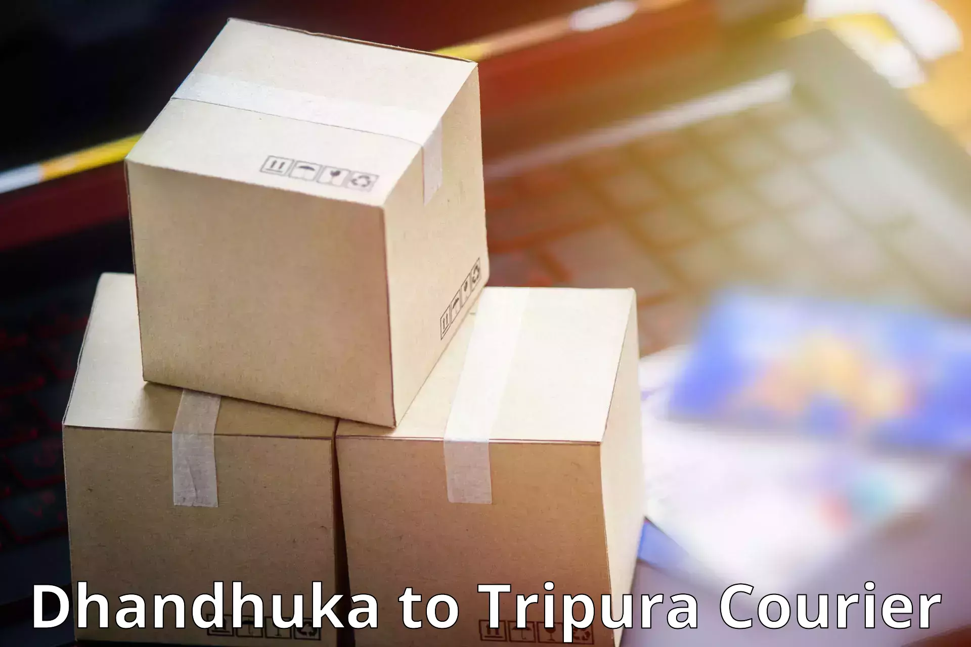 High-capacity courier solutions Dhandhuka to West Tripura