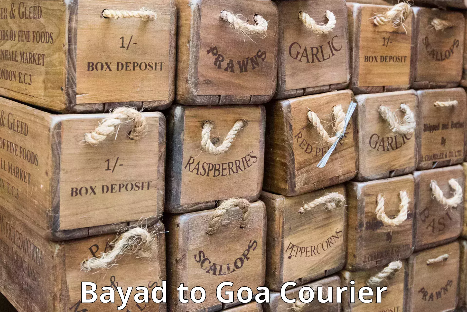Courier service partnerships Bayad to Goa