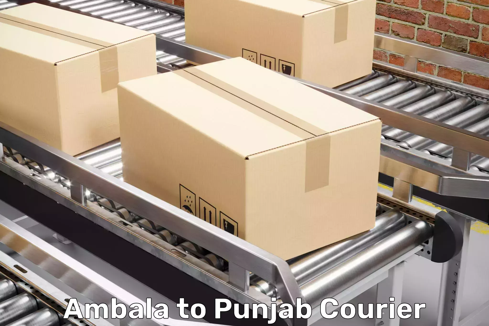 Household goods transporters Ambala to Rajpura