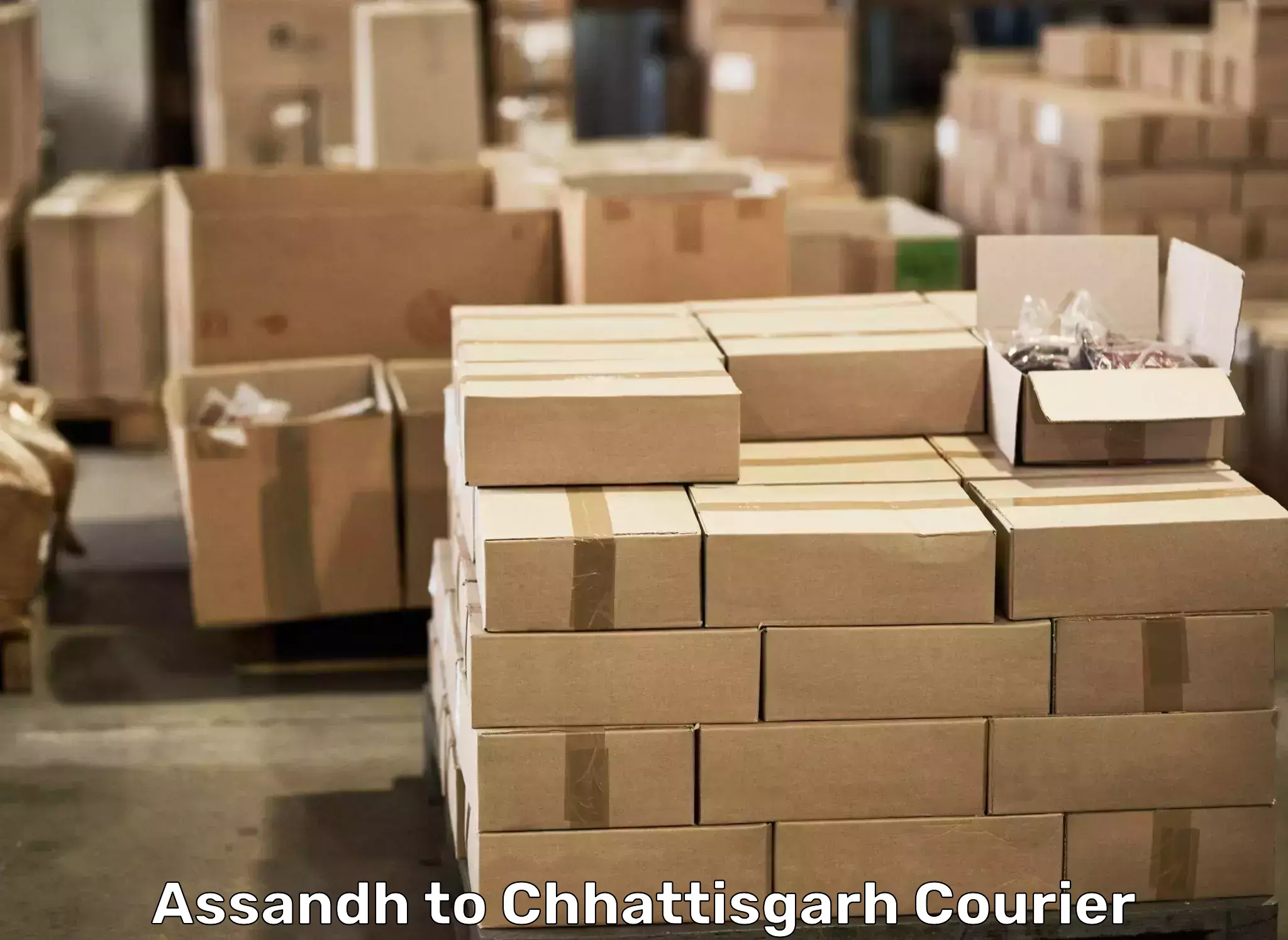 Full-service relocation Assandh to Khairagarh