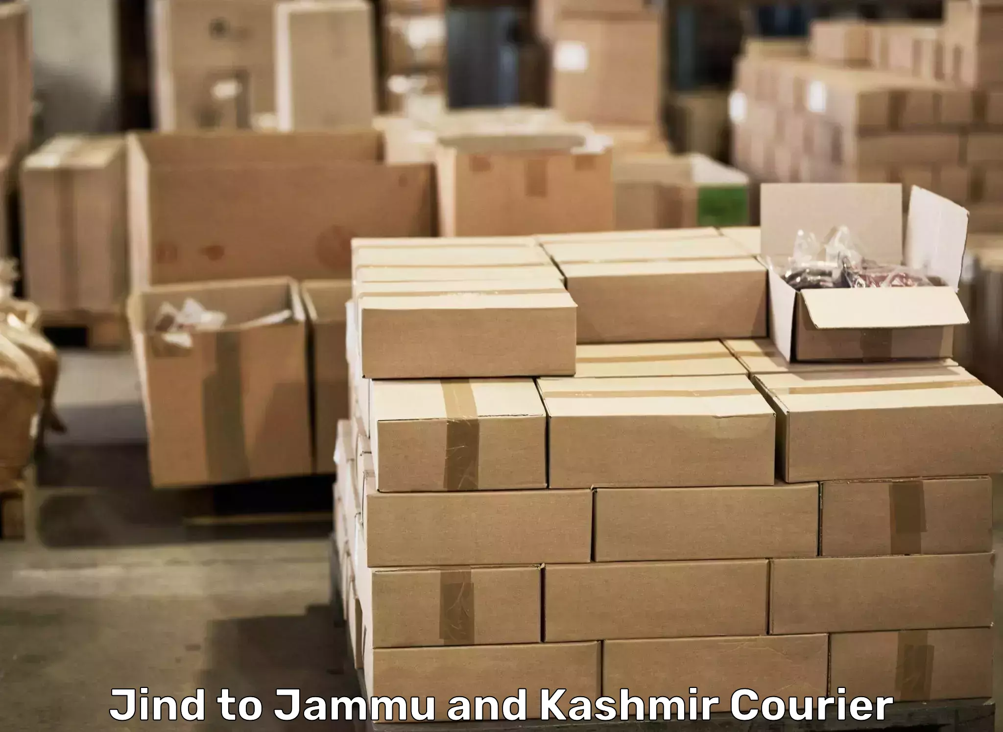 Moving and storage services Jind to Srinagar Kashmir