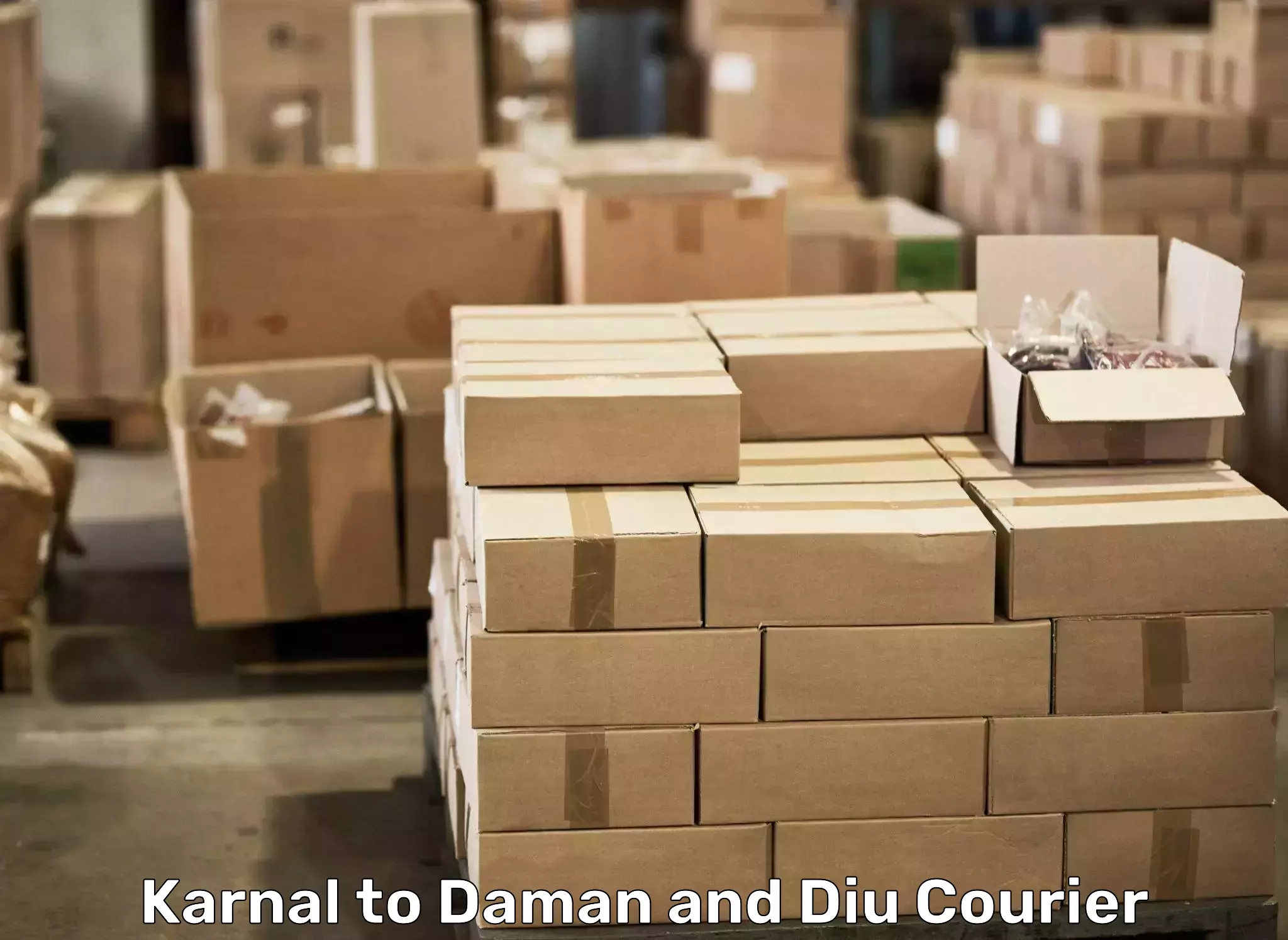 Household movers Karnal to Daman and Diu
