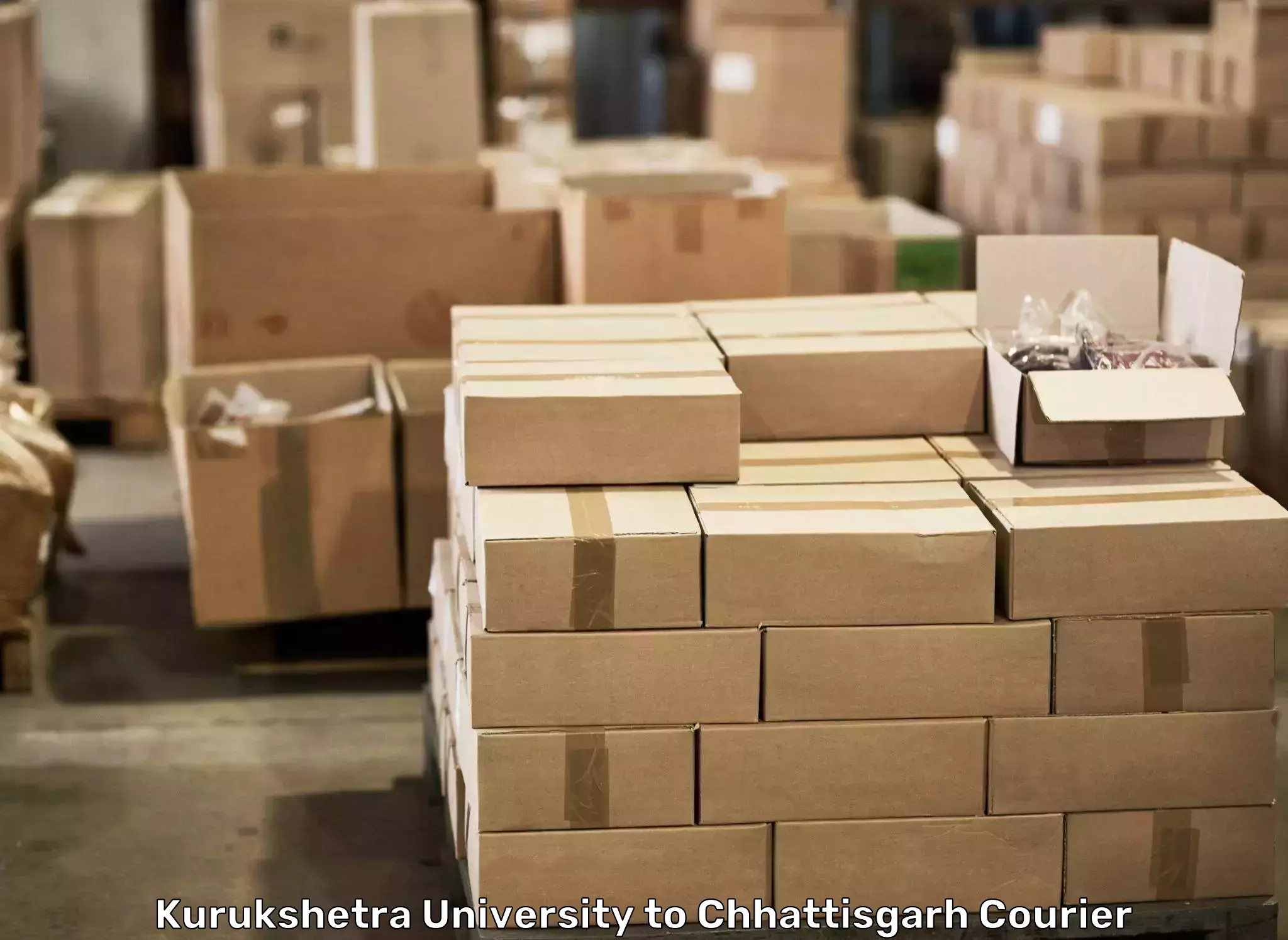 Stress-free furniture moving Kurukshetra University to Chhattisgarh