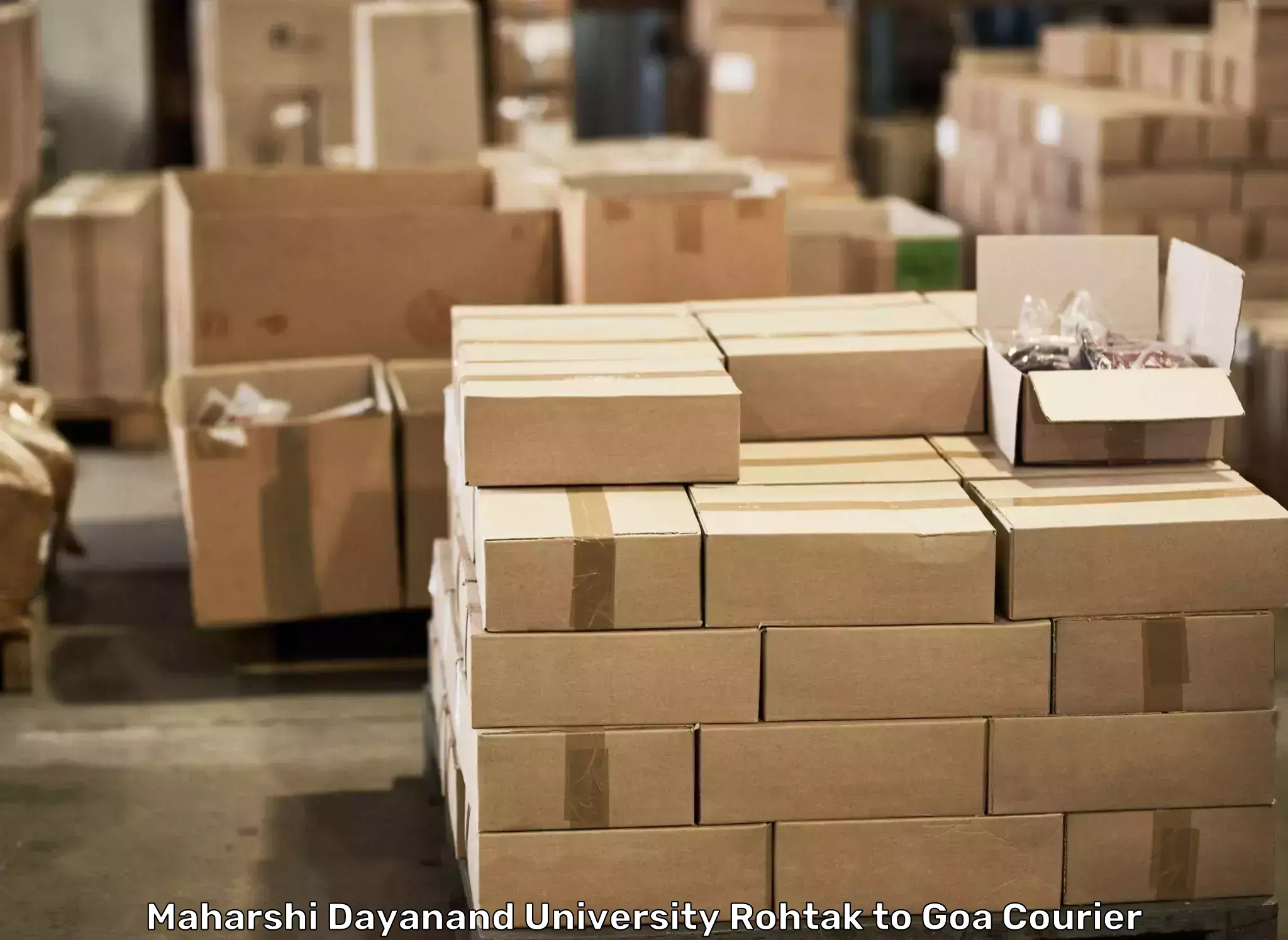 Local furniture movers Maharshi Dayanand University Rohtak to Goa
