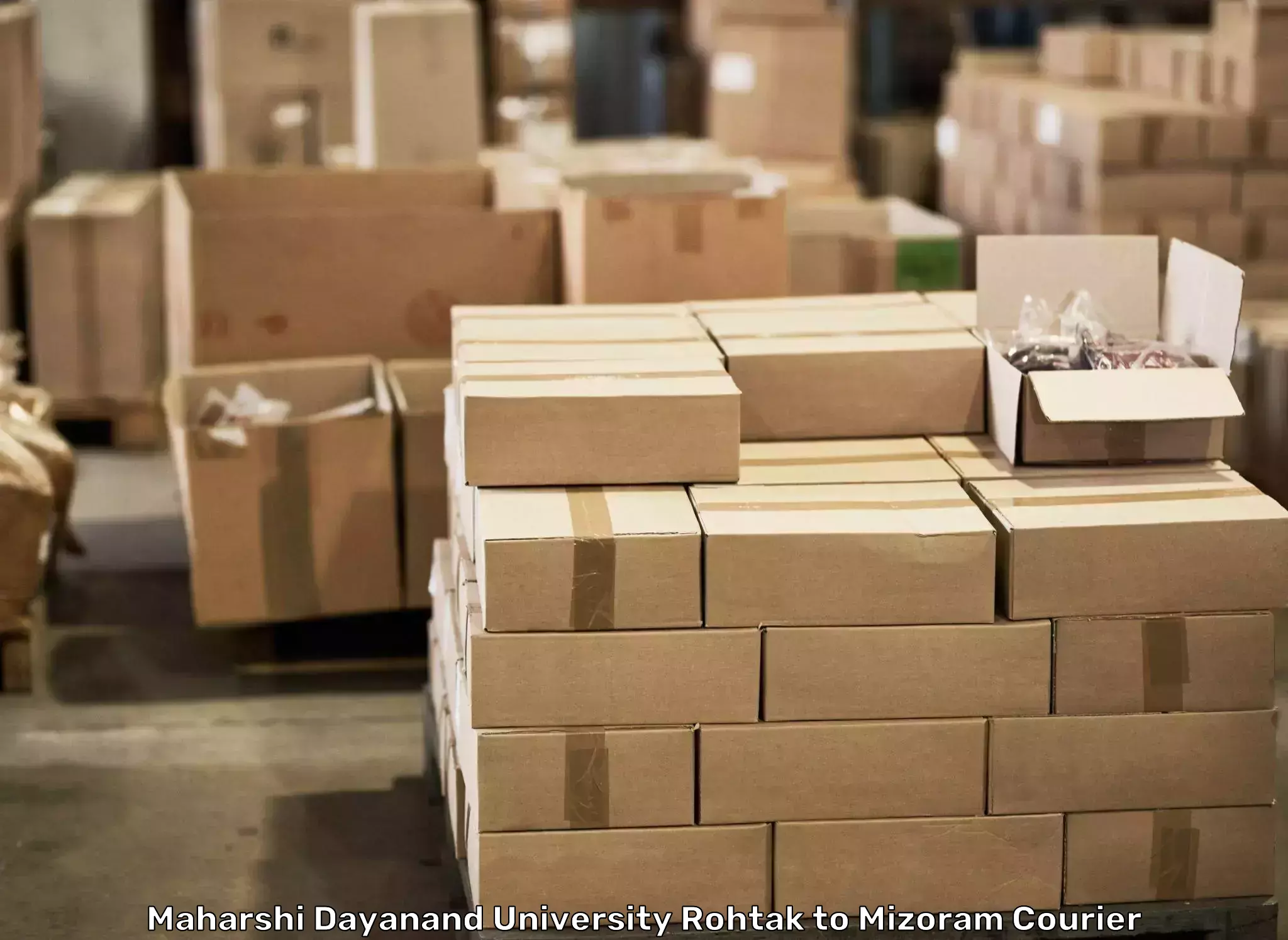 Professional movers and packers in Maharshi Dayanand University Rohtak to Darlawn