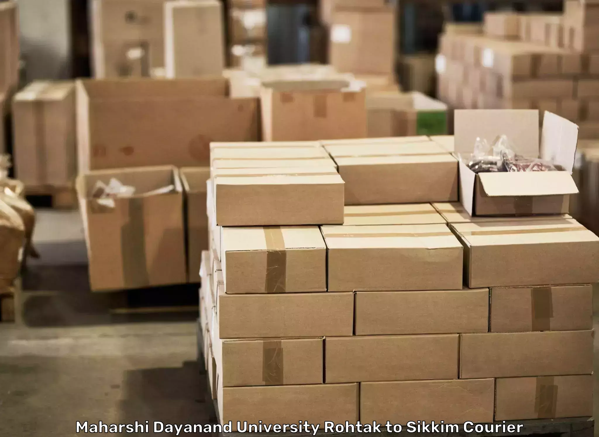 Efficient packing and moving Maharshi Dayanand University Rohtak to Pelling