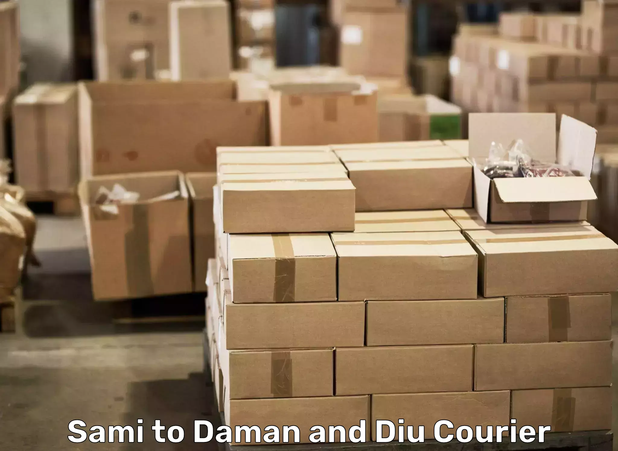 Residential furniture movers in Sami to Daman and Diu