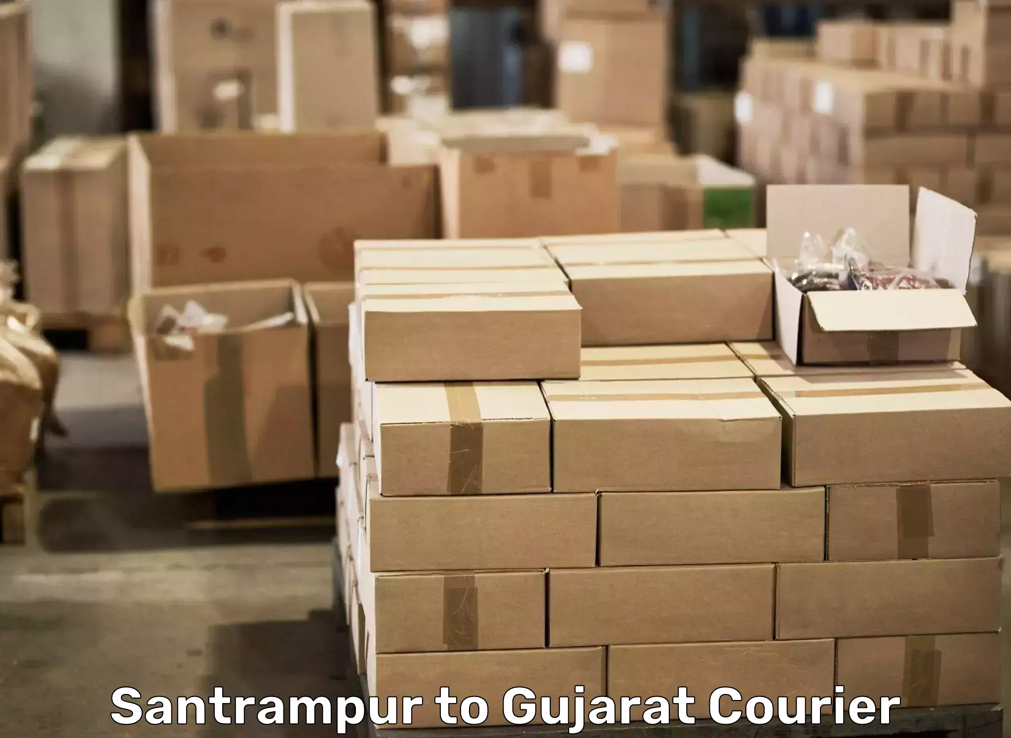 Full home relocation services Santrampur to Talala