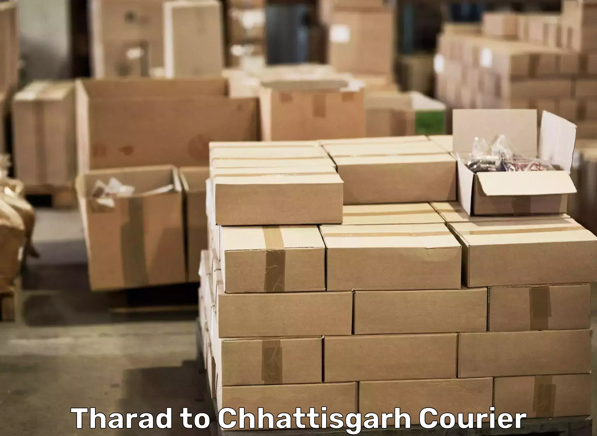 Reliable household shifting in Tharad to Bhilai